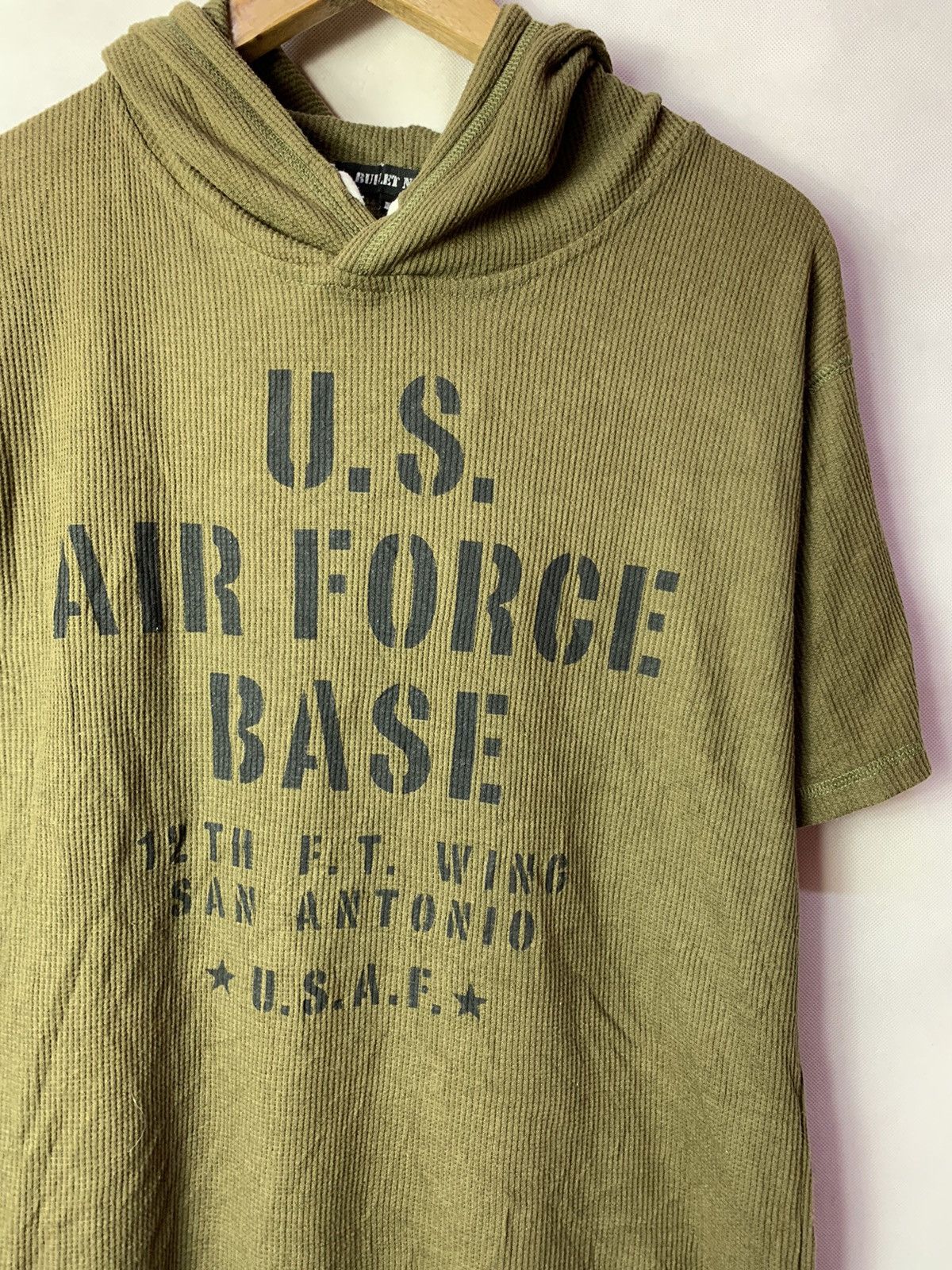Bullet Noise 🔥 Bullet Noise US Air Force Short Sleeves Hoodie Size US L / EU 52-54 / 3 - 2 Thumbnail