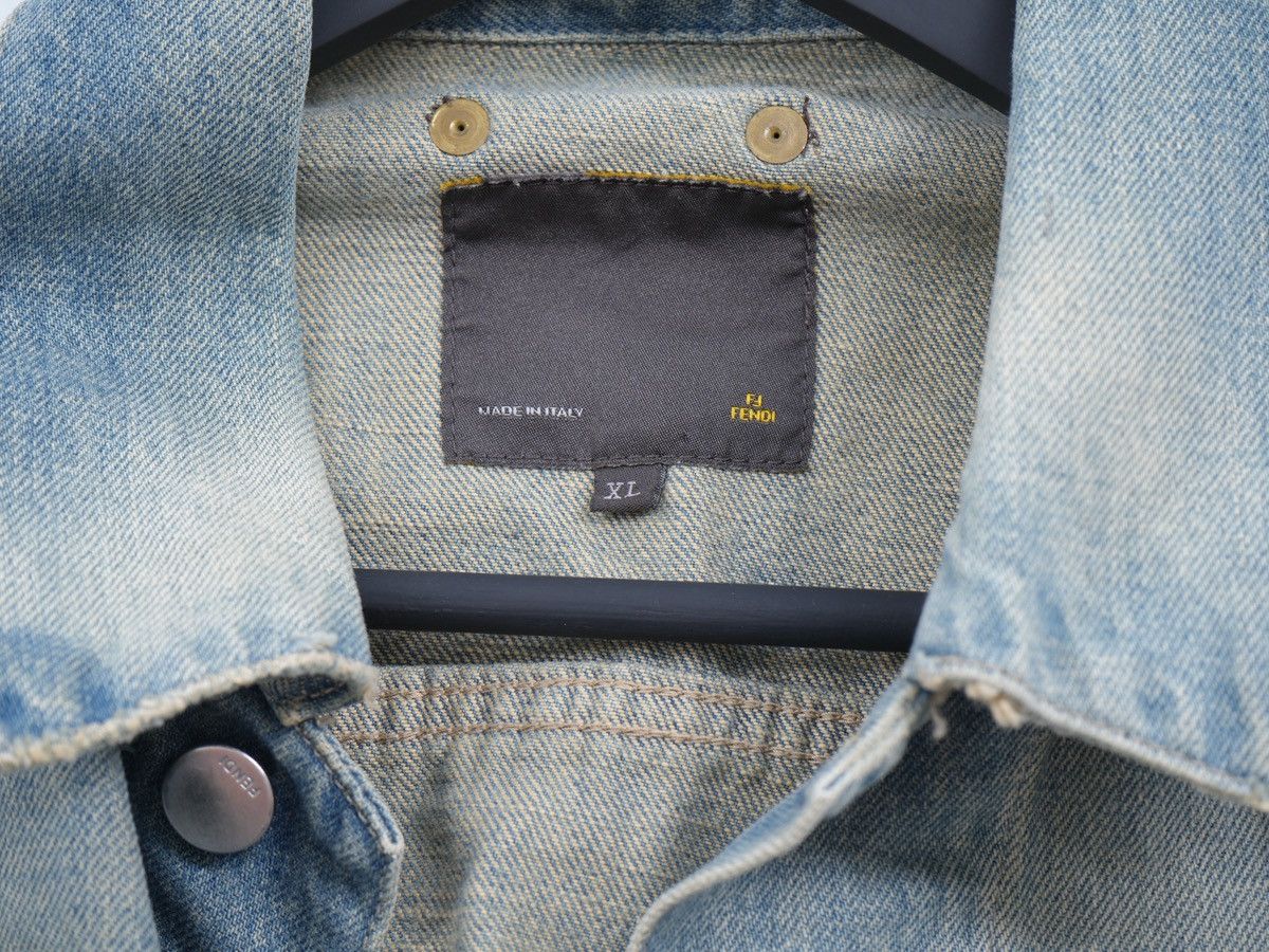 Fendi Fendi Denim Jacket sz XL Size US XL / EU 56 / 4 - 4 Thumbnail