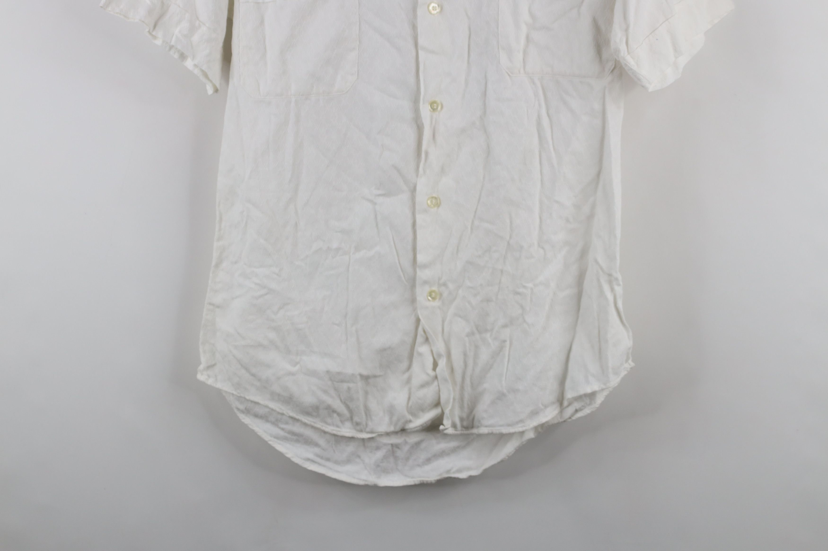 Vintage Vintage 50s Streetwear Diamond Short Sleeve Button Shirt Size US M / EU 48-50 / 2 - 3 Thumbnail