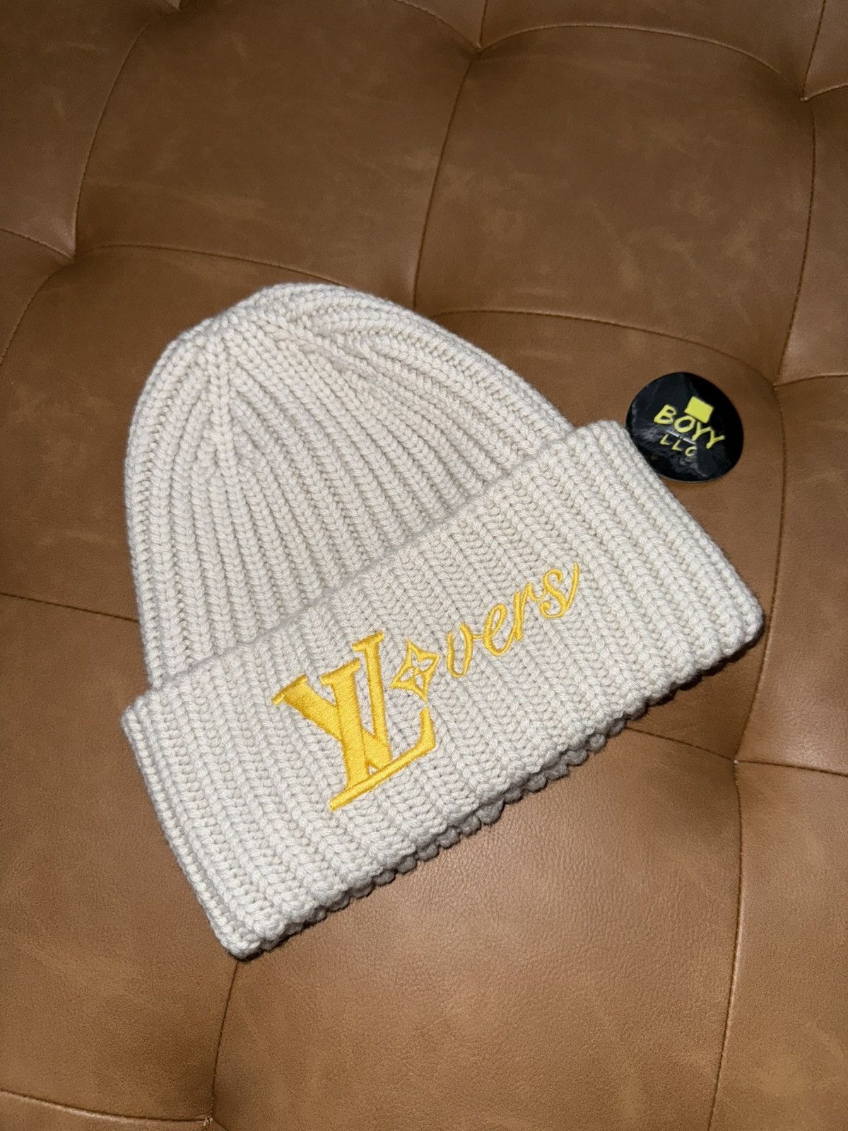 Louis Vuitton Louis Vuitton logo wool beanie Size ONE SIZE - 2 Thumbnail