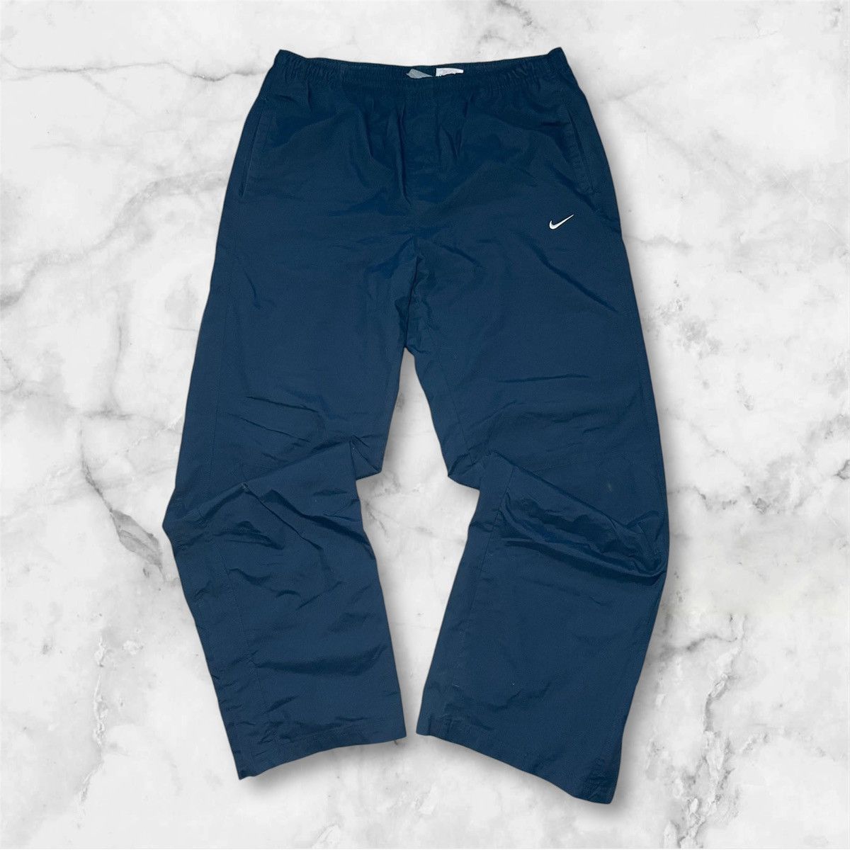 Nike × Vintage Nike Trackpants Dark Blue Size US 42 / EU 58 - 2 Thumbnail