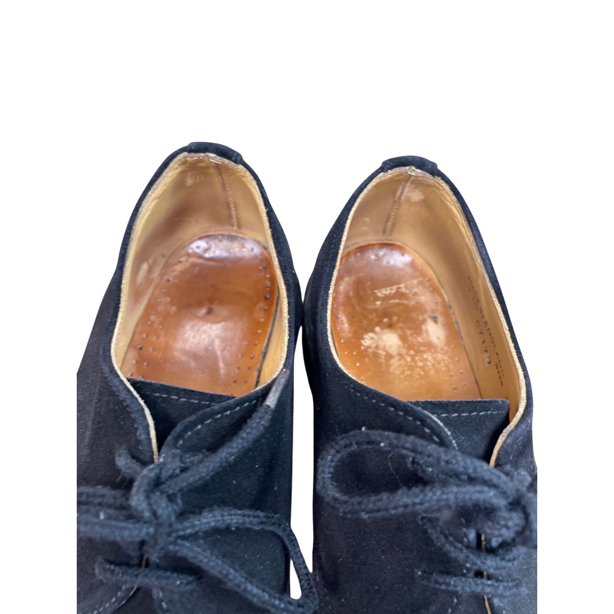 Dr. Martens Dr. Martens mens black suede 3 eye airwair oxford shoes sz 8 Size US 8.5 / EU 41-42 - 9 Thumbnail