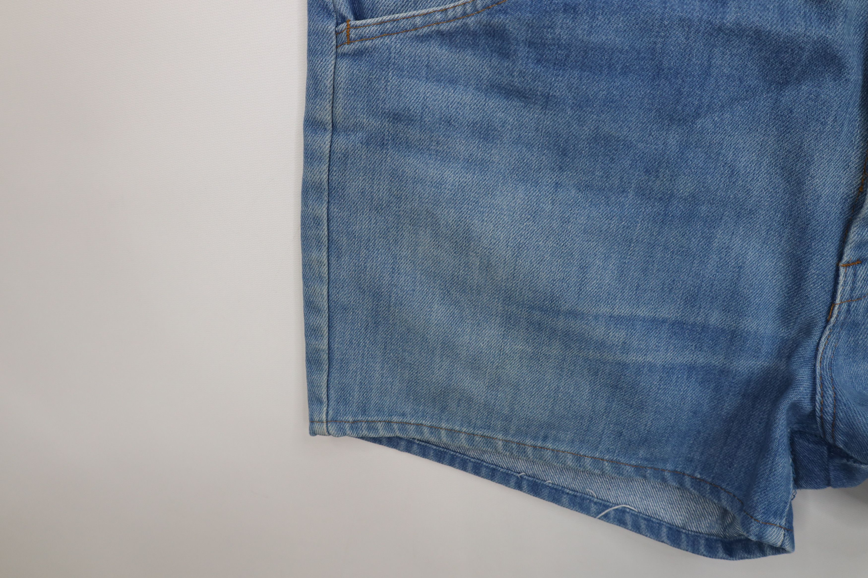 Vintage Vintage 70s Streetwear Above Knee Denim Jean Short USA Size US 36 / EU 52 - 7 Thumbnail