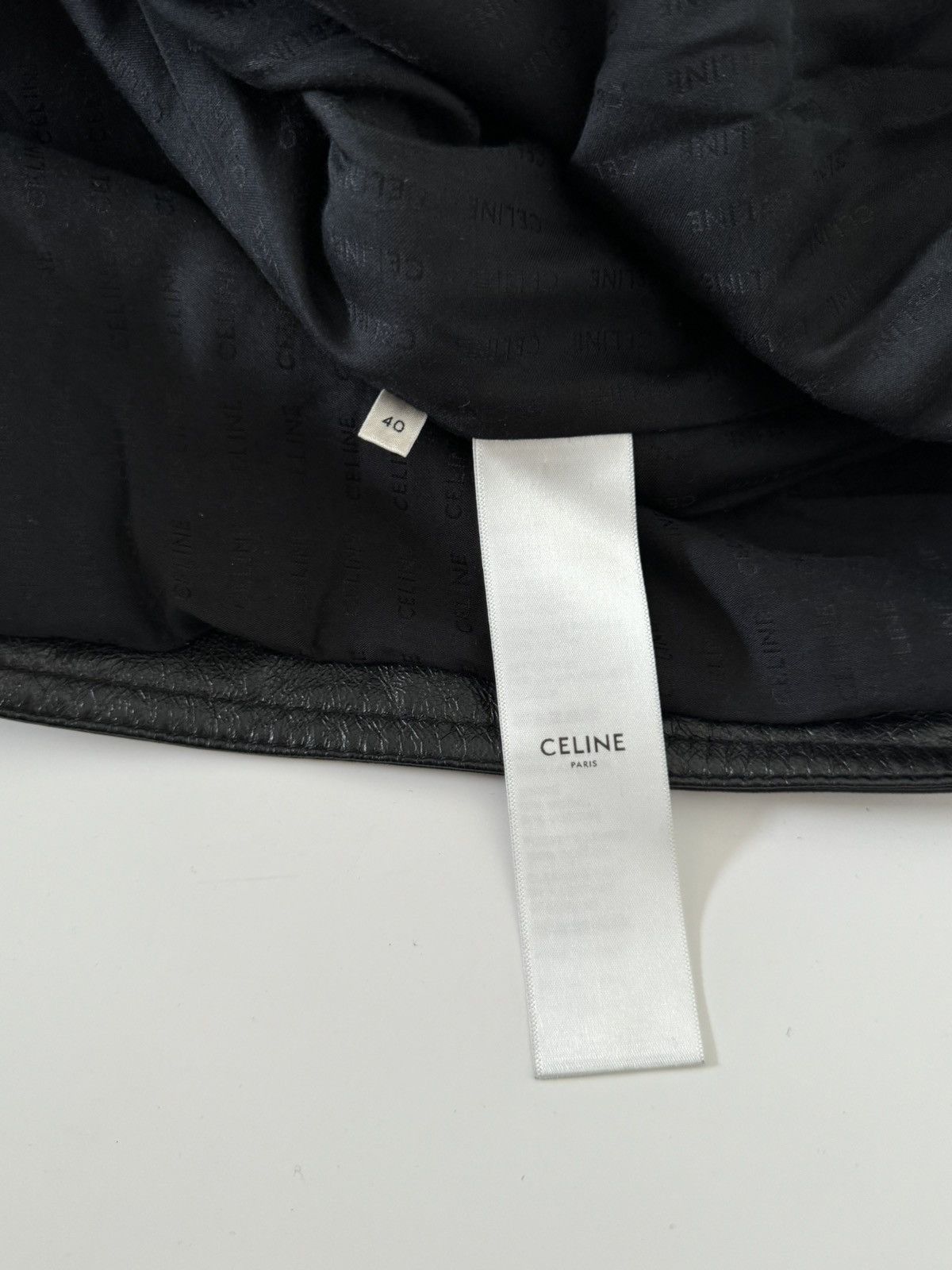 Celine Celine Leather Blazer Jacket Size US M / EU 48-50 / 2 - 4 Thumbnail
