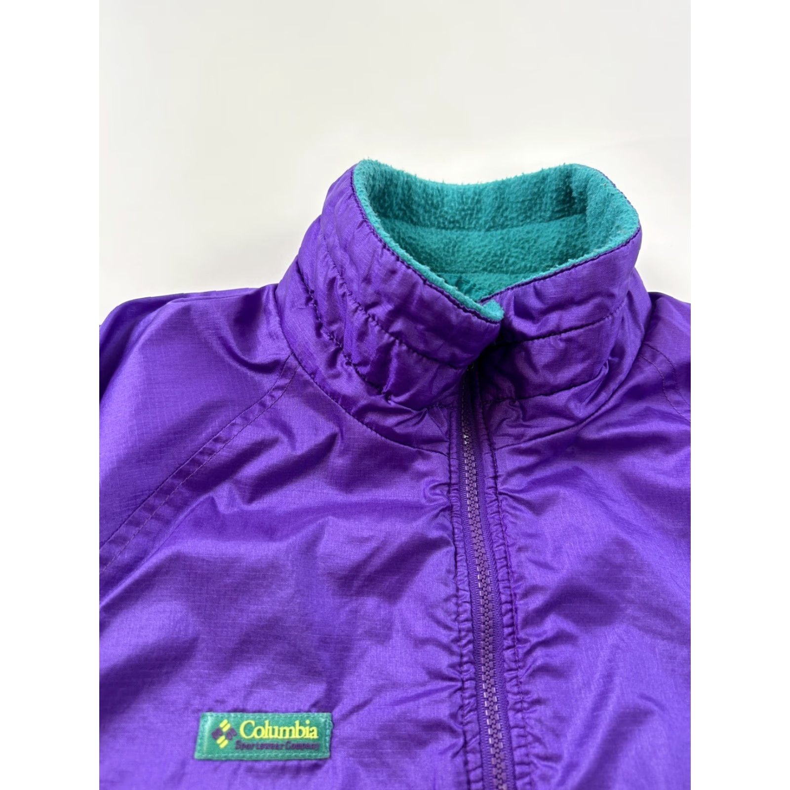 Vintage VINTAGE Columbia Jacket Womens XL Purple Full Zip Radial Sleeve Size XL / US 12-14 / IT 48-50 - 2 Thumbnail