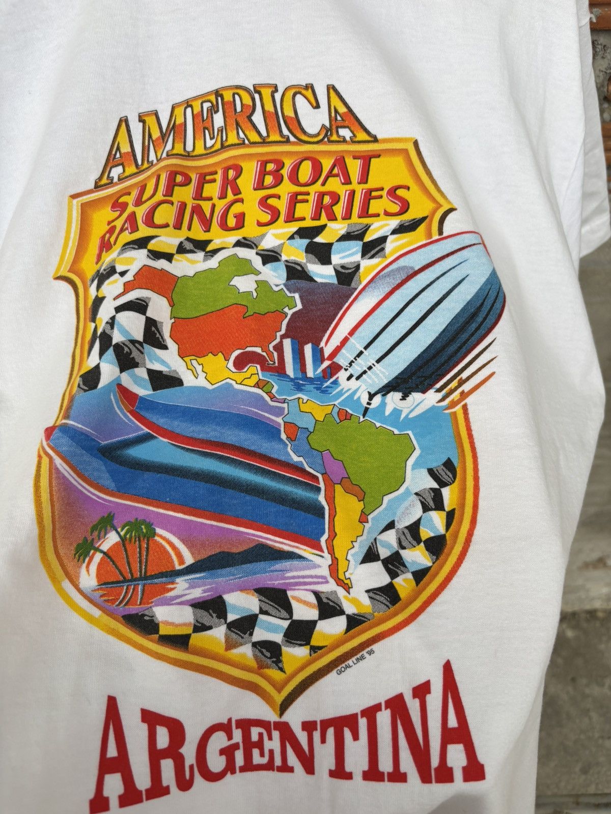 Vintage Vintage 1995 America Super Boat Racing Size US L / EU 52-54 / 3 - 4 Thumbnail