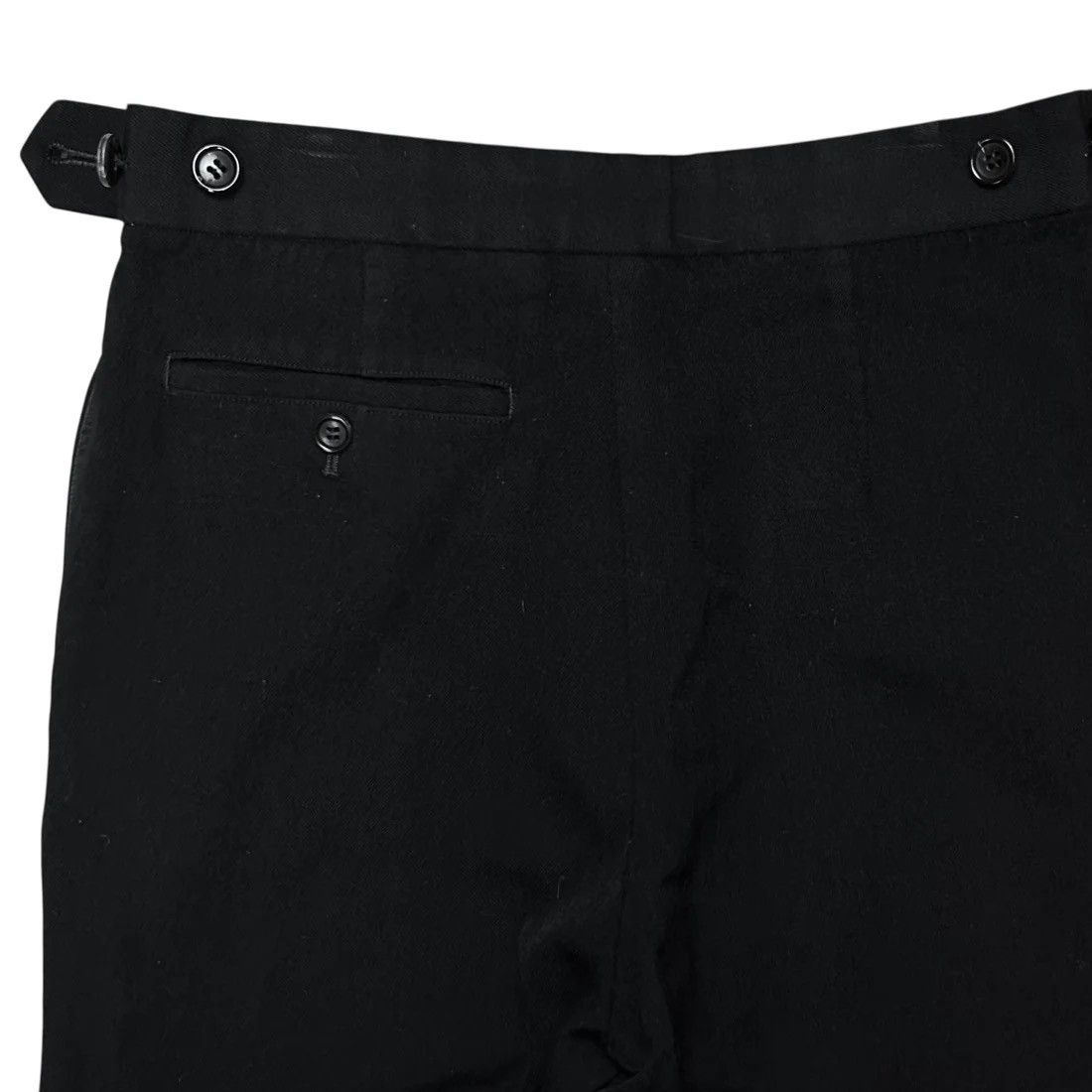 Comme des Garcons Comme des Garcons Tricot Cropped Waist Tab Wool Trousers Size US 31 - 5 Thumbnail