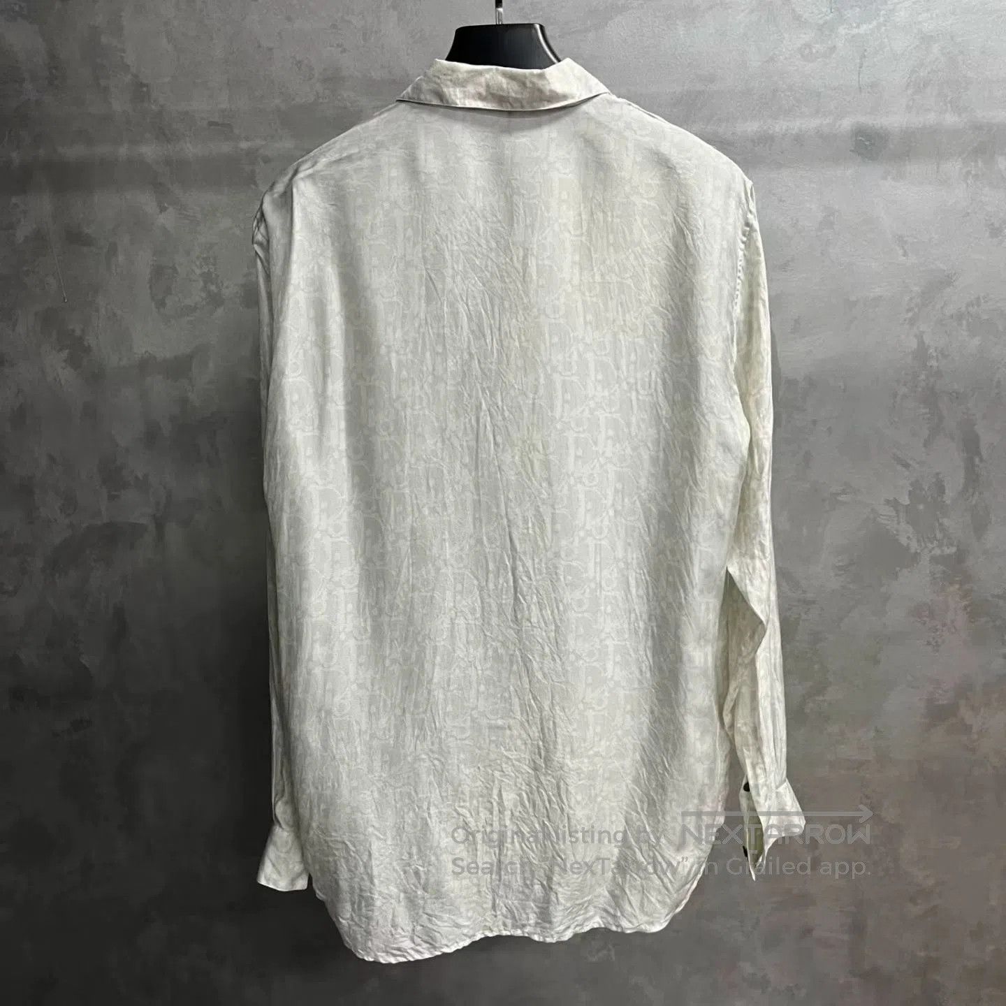 Dior Dior White Silk Floral Print Shirt. Size US L / EU 52-54 / 3 - 2 Thumbnail