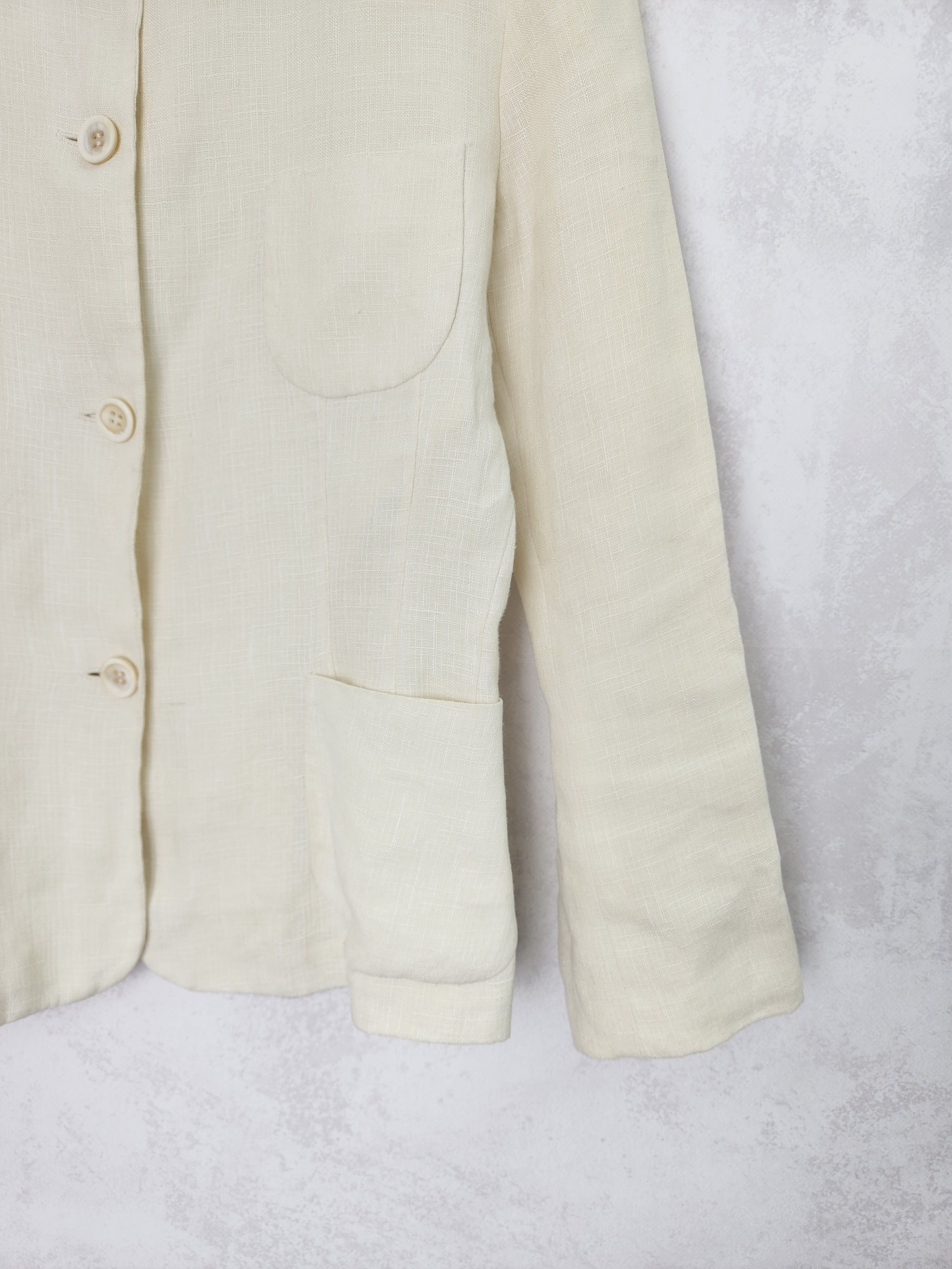 Jil Sander Jil Sander linen blazer buttons up beige size 36 Size XS / US 0-2 / IT 36-38 - 3 Thumbnail