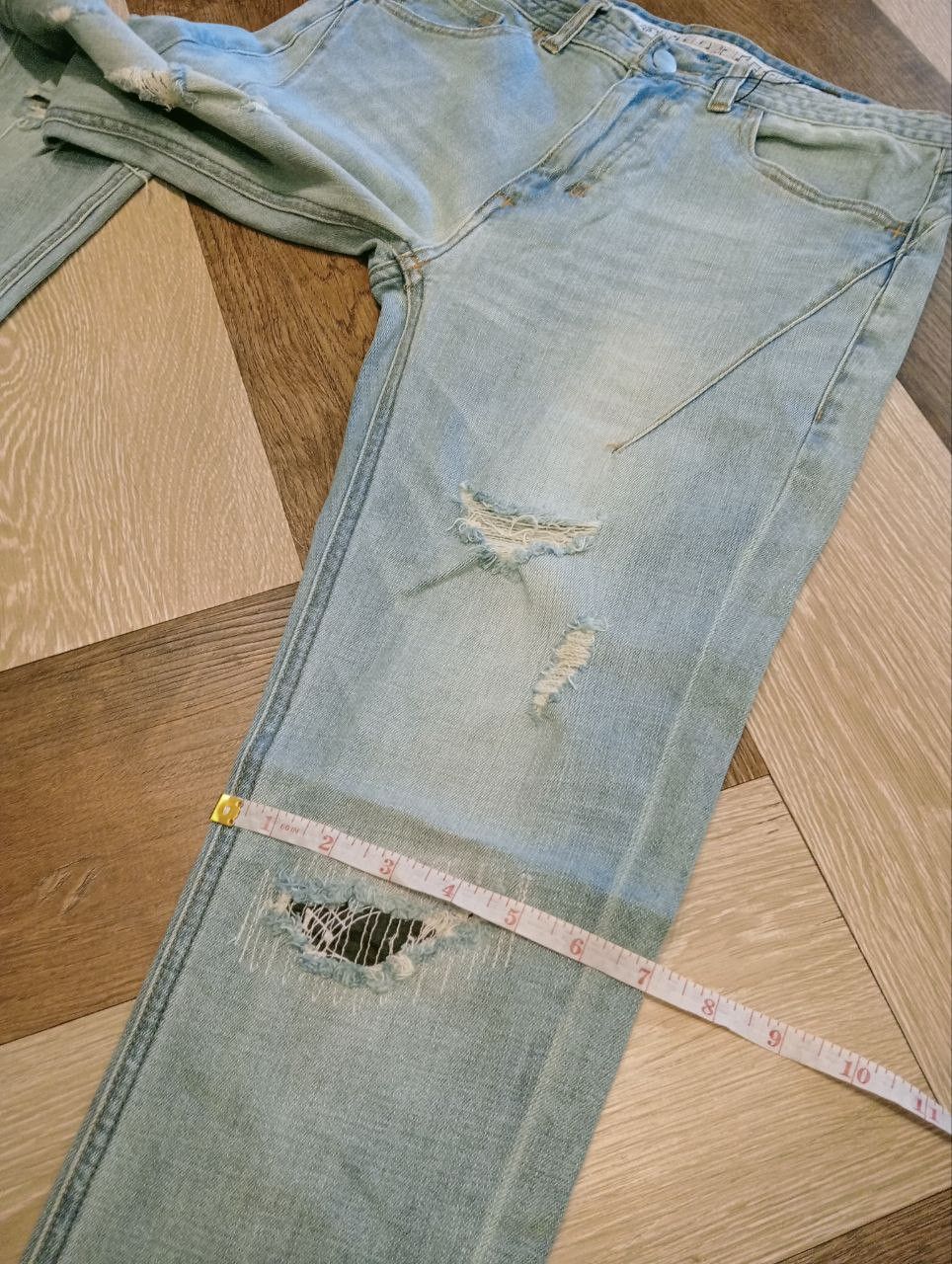 Number (N)ine NUMBER NINE JAPAN DISTRESSED LOOK SKINNY PANTS Size US 30 / EU 46 - 18 Thumbnail
