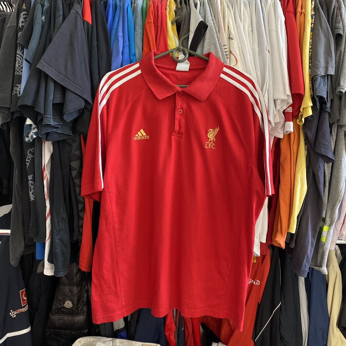 Vintage Vintage Adidas FC Liverpool Small logo soccer polo Size US L / EU 52-54 / 3 - 1 Thumbnail