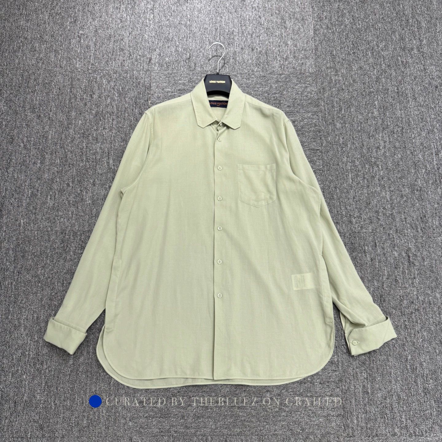 Louis Vuitton Green Long Sleeve Button-Up Shirt Size US M / EU 48-50 / 2 - 1 Thumbnail