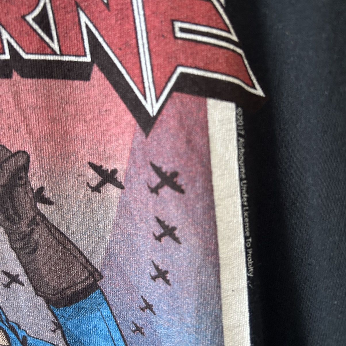 Band Tees Vintage Airborne 2017 Big Graphic Logo Rock band tee size2XL Size US XXL / EU 58 / 5 - 4 Thumbnail