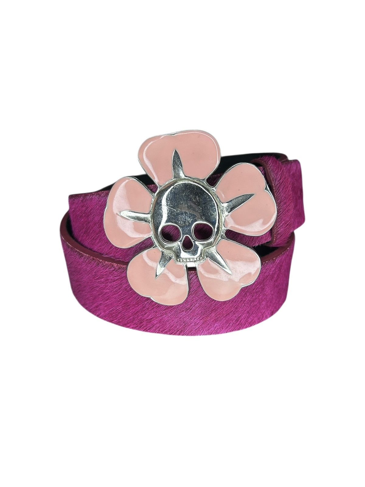 Vivienne Westwood Skull Flower Belt Size 32 - 1 Thumbnail