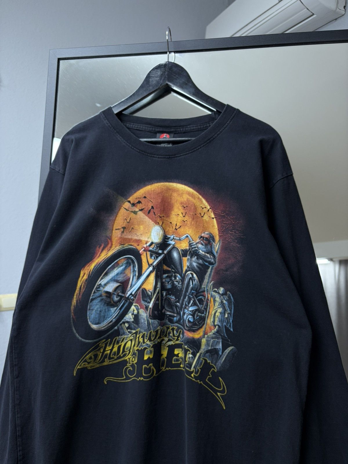 Harley Davidson Vintage Harley-Davidson Long Sleeve Tee Biker Graphic Y2K Size US XL / EU 56 / 4 - 5 Thumbnail