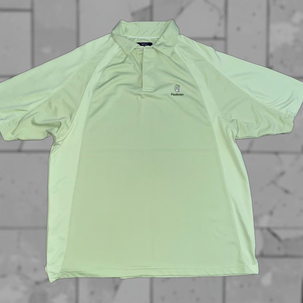 Vintage Straight Down Polo Men's XL Green Golf Performance Polo Size US XL / EU 56 / 4 - 1 Thumbnail