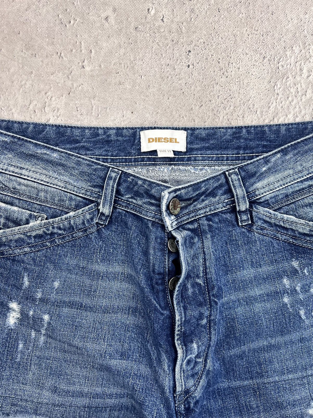 Diesel × If Six Was Nine Vintage Diesel Dirty New Age Distressed Denim Size US 33 - 8 Thumbnail