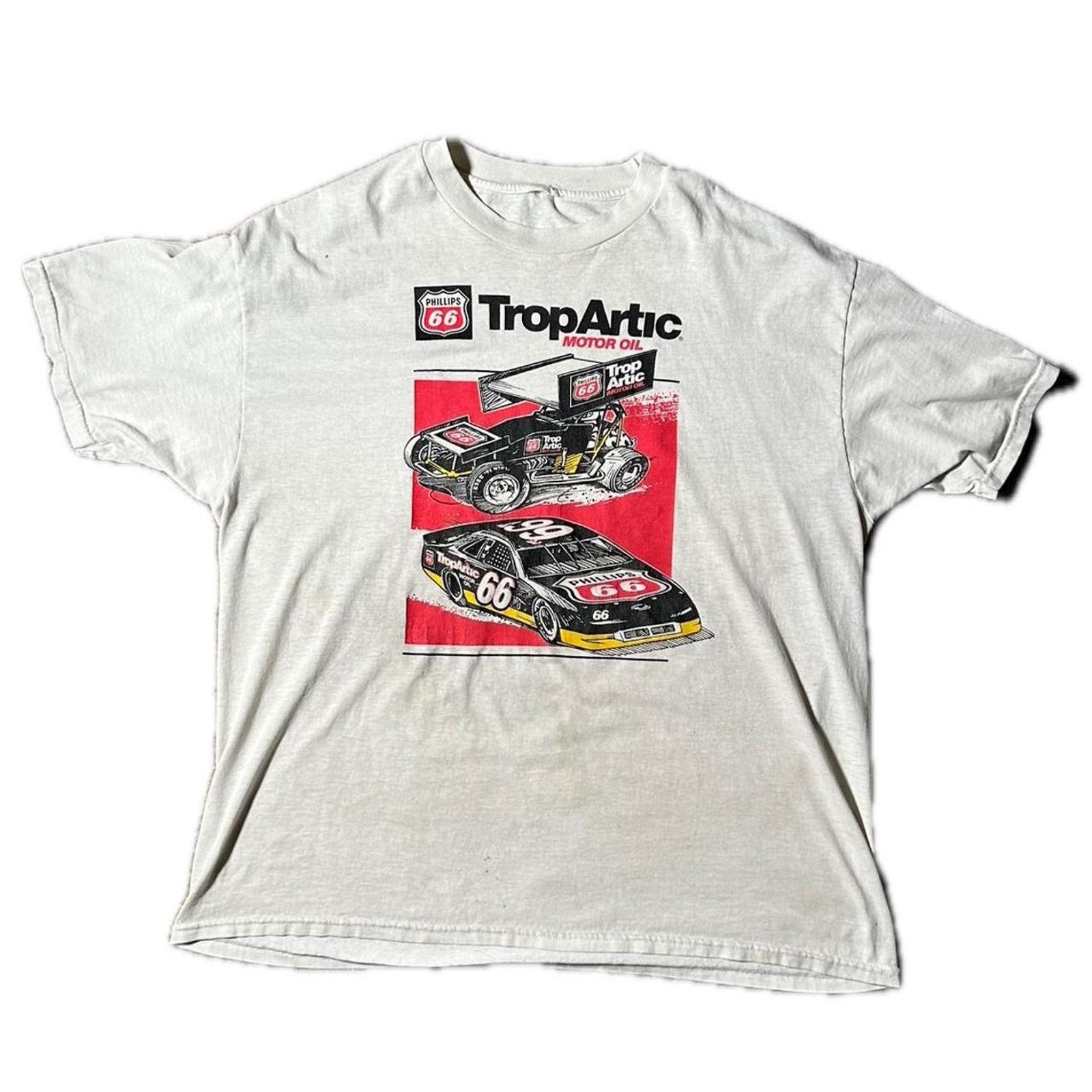 Jerzees 90s car track tee shirt Size US L / EU 52-54 / 3 - 1 Thumbnail