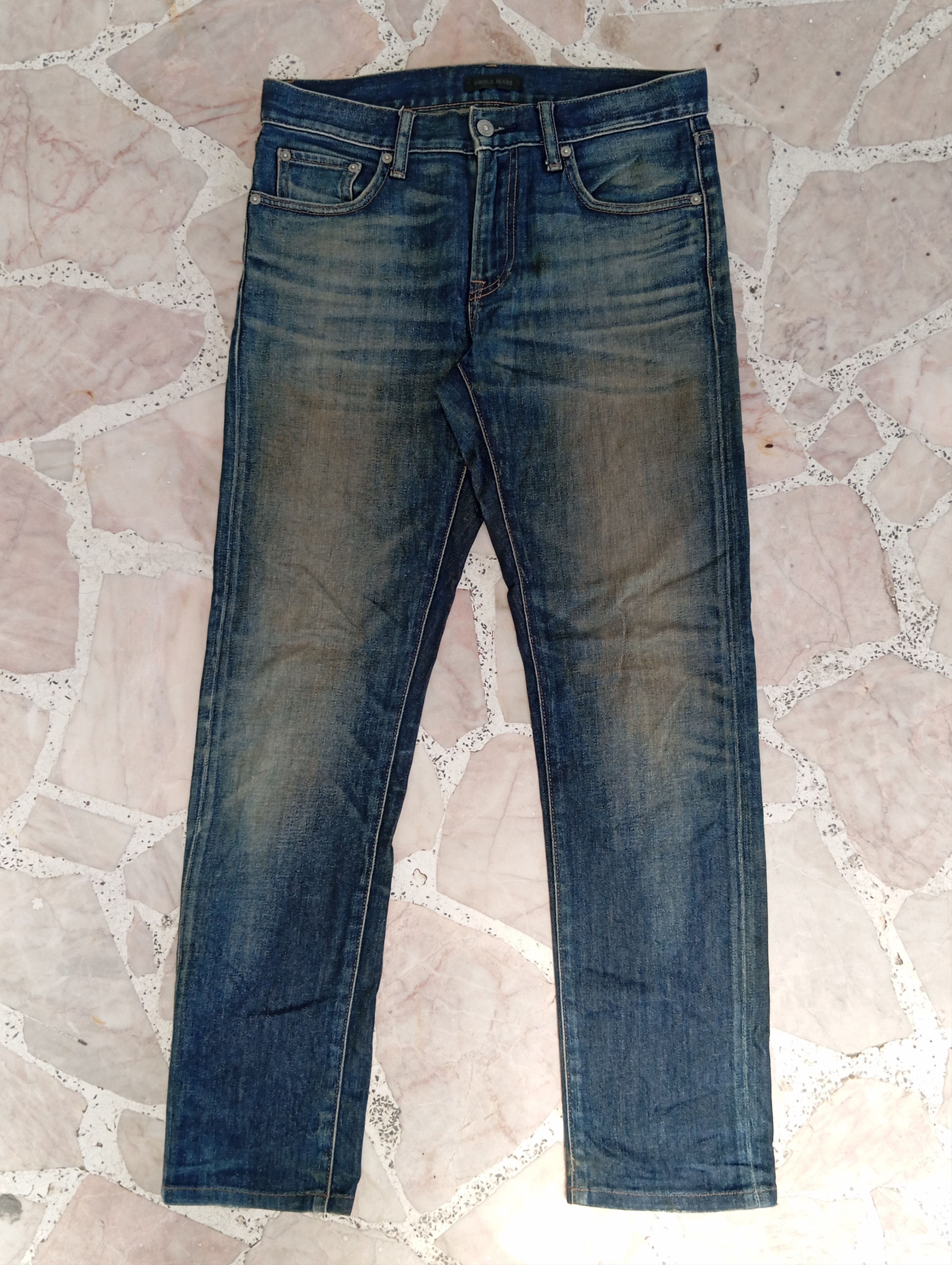 Japanese Brand × Uniqlo Uniqlo Denim Beautiful Colourway Size US 33 - 1 Thumbnail