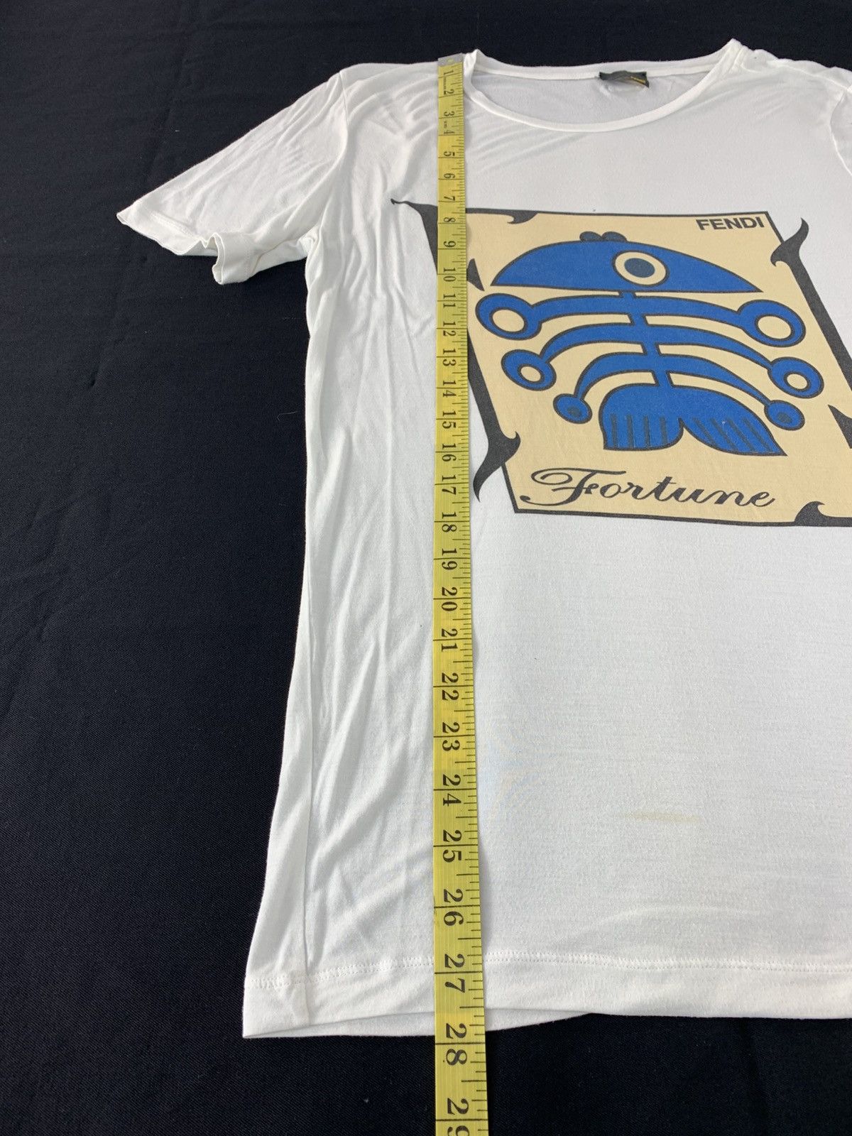 Fendi Fendi Fortune Italian Brand Graphic Screen Printed Tee Size US S / EU 44-46 / 1 - 13 Thumbnail