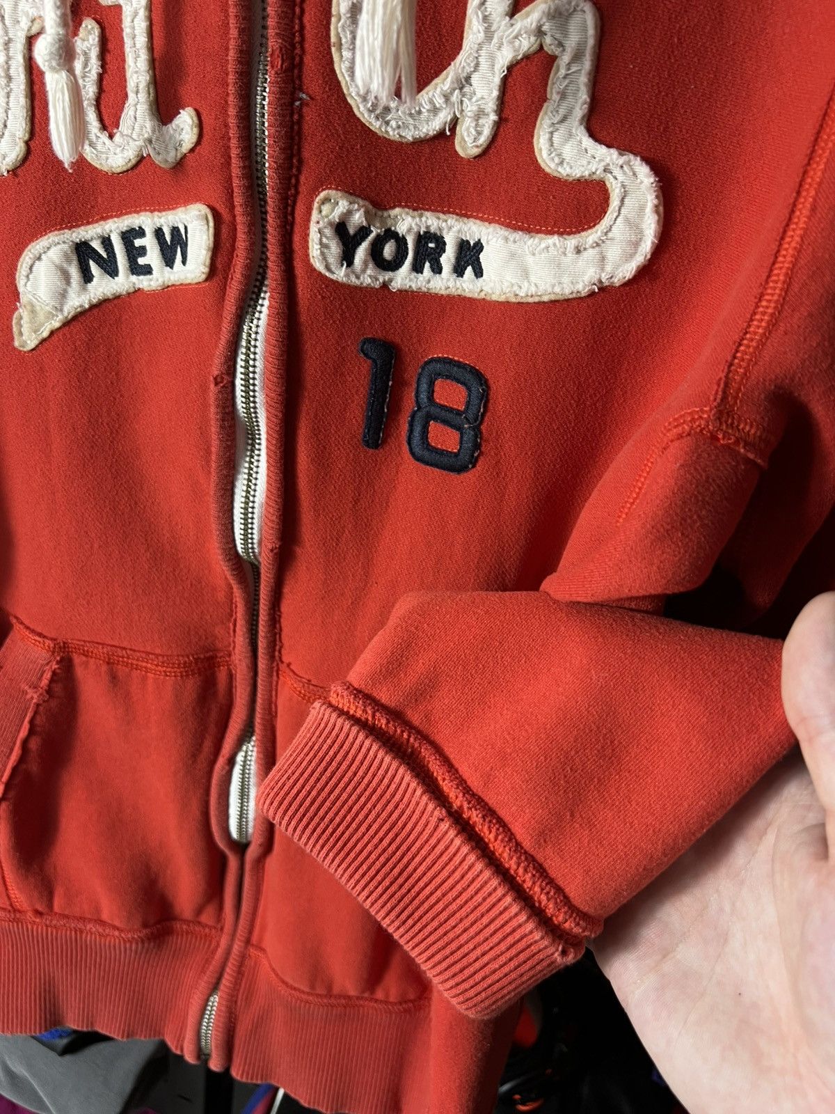 Abercrombie & Fitch Abercrombie & Fitch Vintage Full-Zip Hoodie – Size XL Size US XL / EU 56 / 4 - 7 Thumbnail