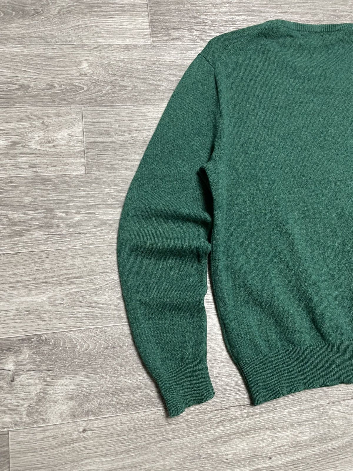 Polo Ralph Lauren Vintage Polo Ralph Lauren Green Wool Sweater Size US L / EU 52-54 / 3 - 15 Thumbnail