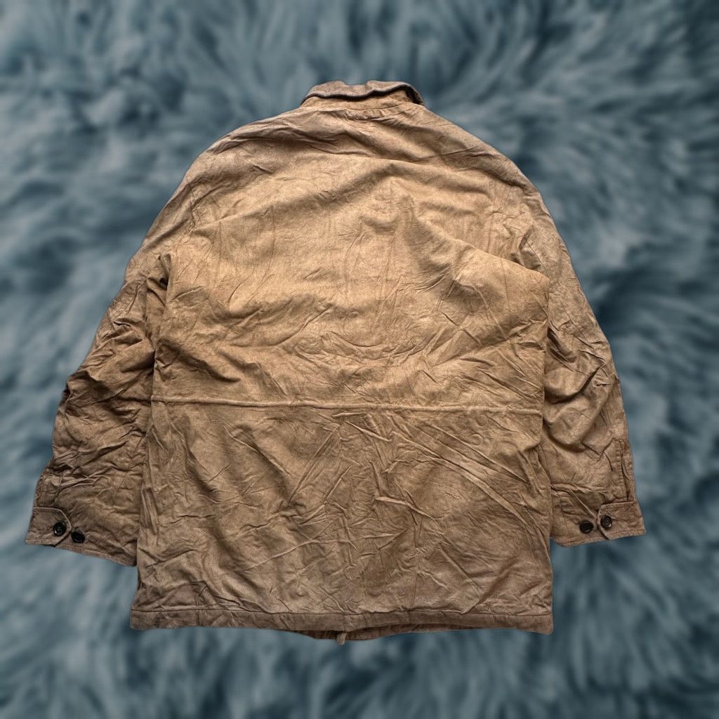 Brooks Brothers Brooks Brothers Car Coat Long Mens Medium Brown Pockets Full Zip Button Coat Size US M / EU 48-50 / 2 - 1 Thumbnail