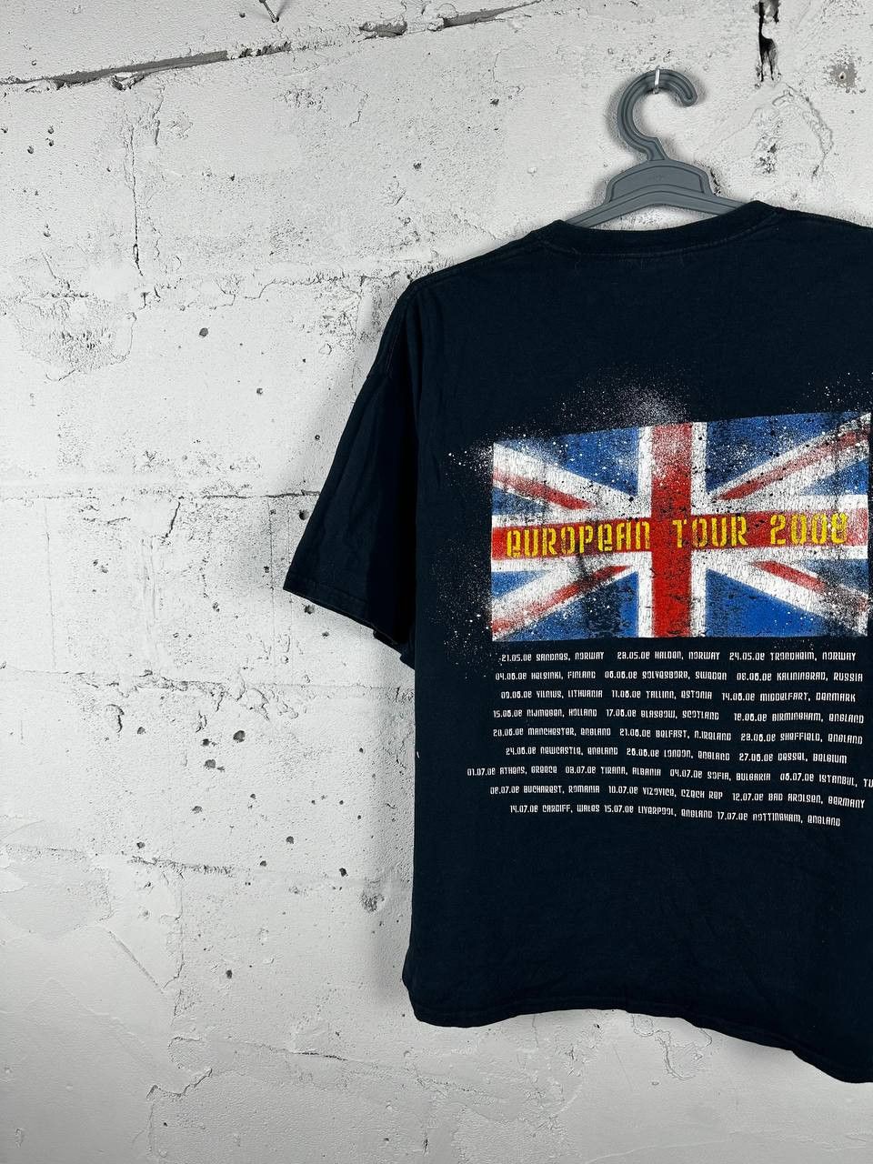 Band Tees × Def Leppard × Vintage Vintage Def Leppard Graphic Union Jack Band T Shirt Size US XL / EU 56 / 4 - 7 Thumbnail