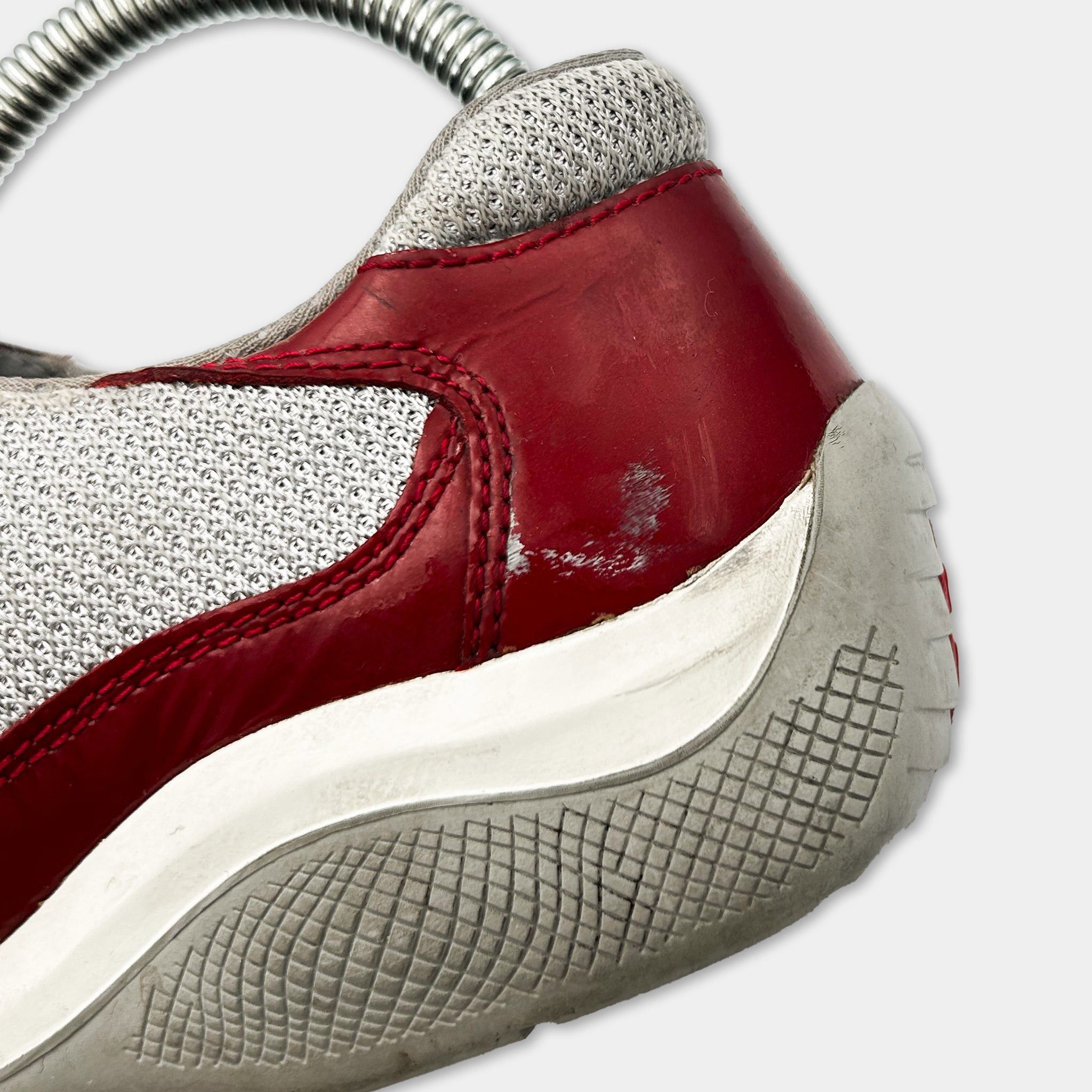 Prada Prada America’s Cup Red Low Sneakers Size US 8 / IT 38 - 5 Thumbnail