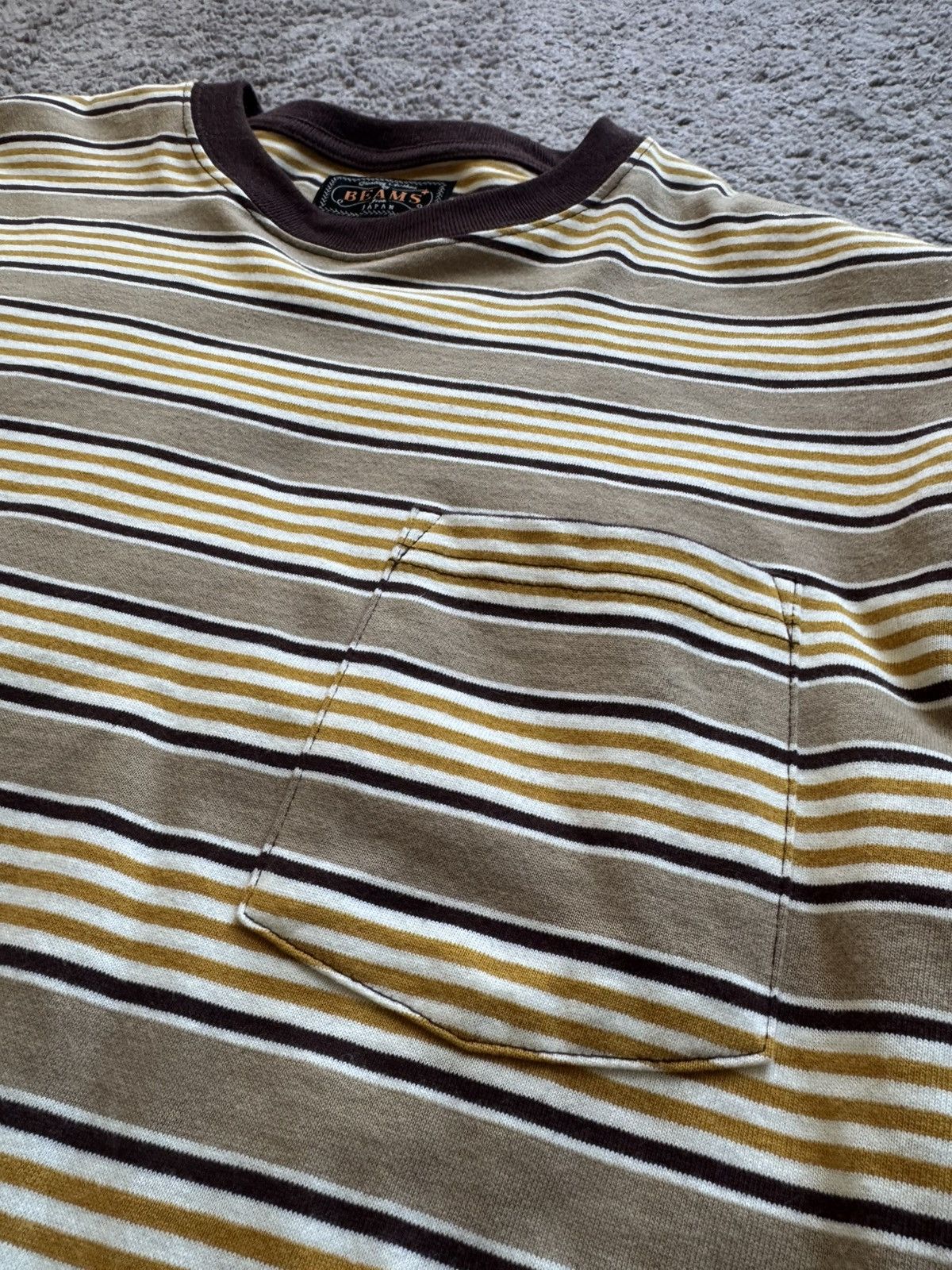 Beams Plus Beams Striped LS Size Large Size US L / EU 52-54 / 3 - 4 Thumbnail