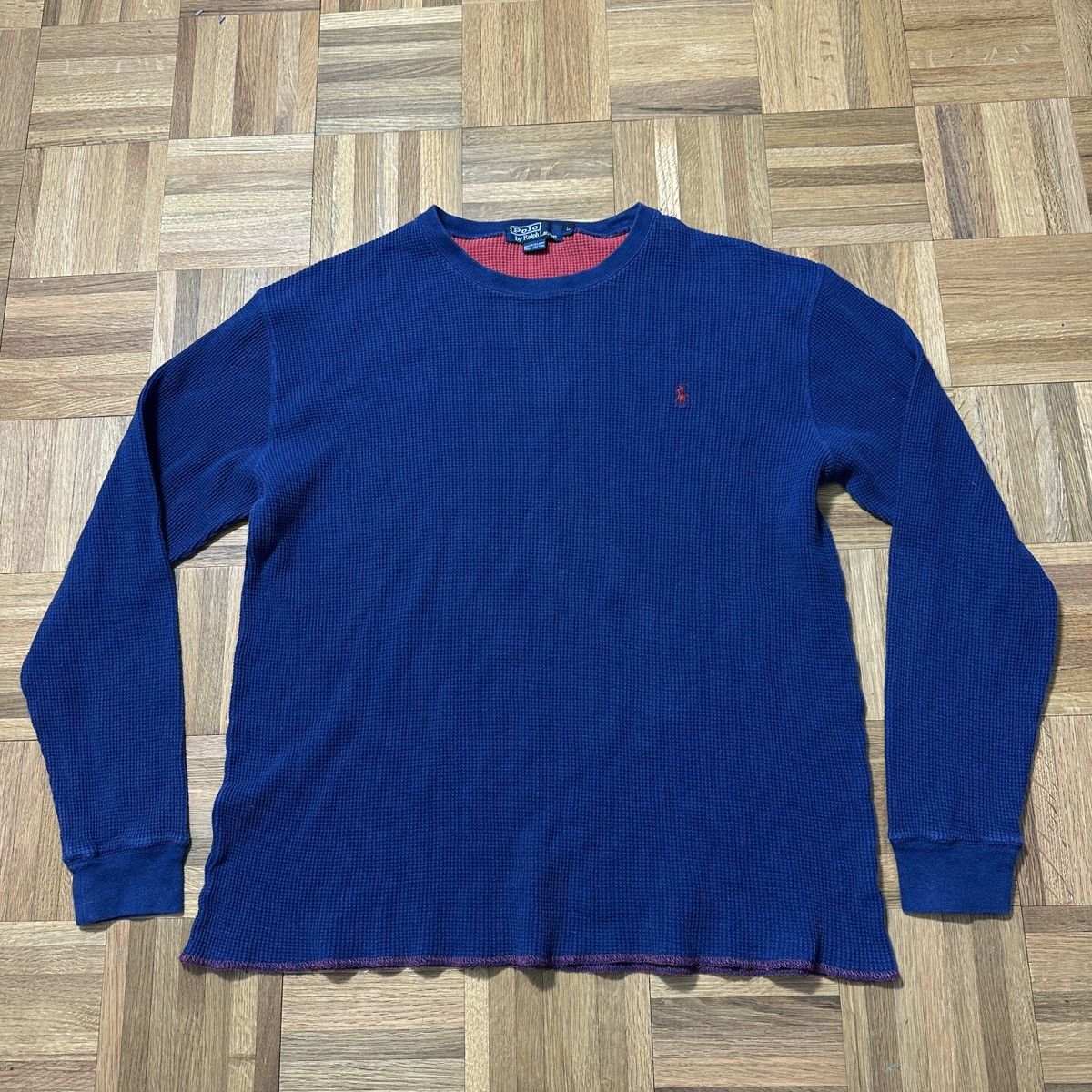 Polo Ralph Lauren Vintage Polo long sleeve thermal shirt Size US L / EU 52-54 / 3 - 1 Thumbnail