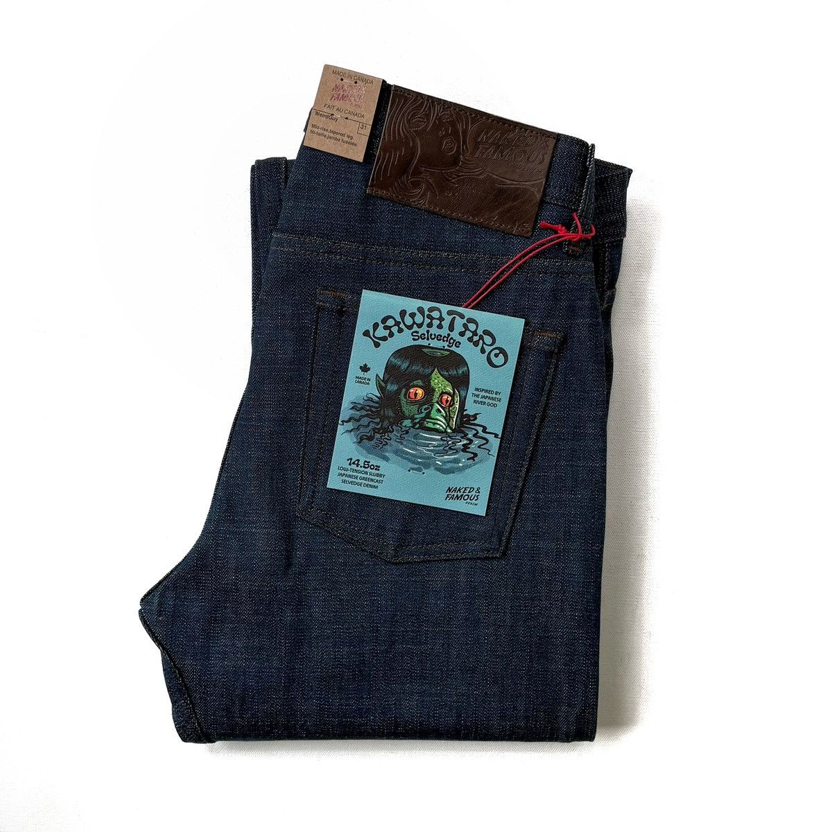 NWT Naked & Famous Weird Guy Kawataro Selvedge Denim Jeans