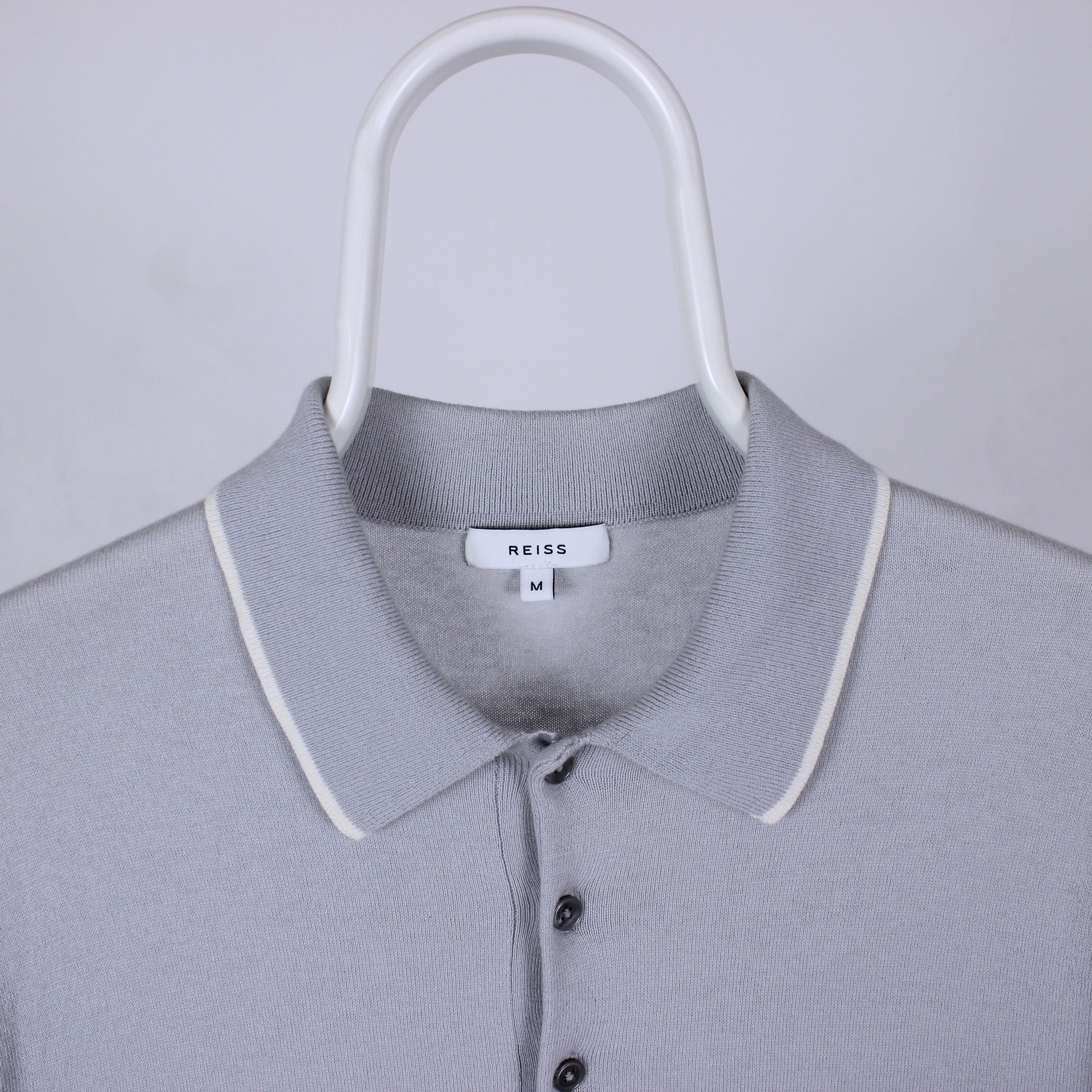 Reiss Reiss polo shirt men M gray light Size US M / EU 48-50 / 2 - 8 Thumbnail