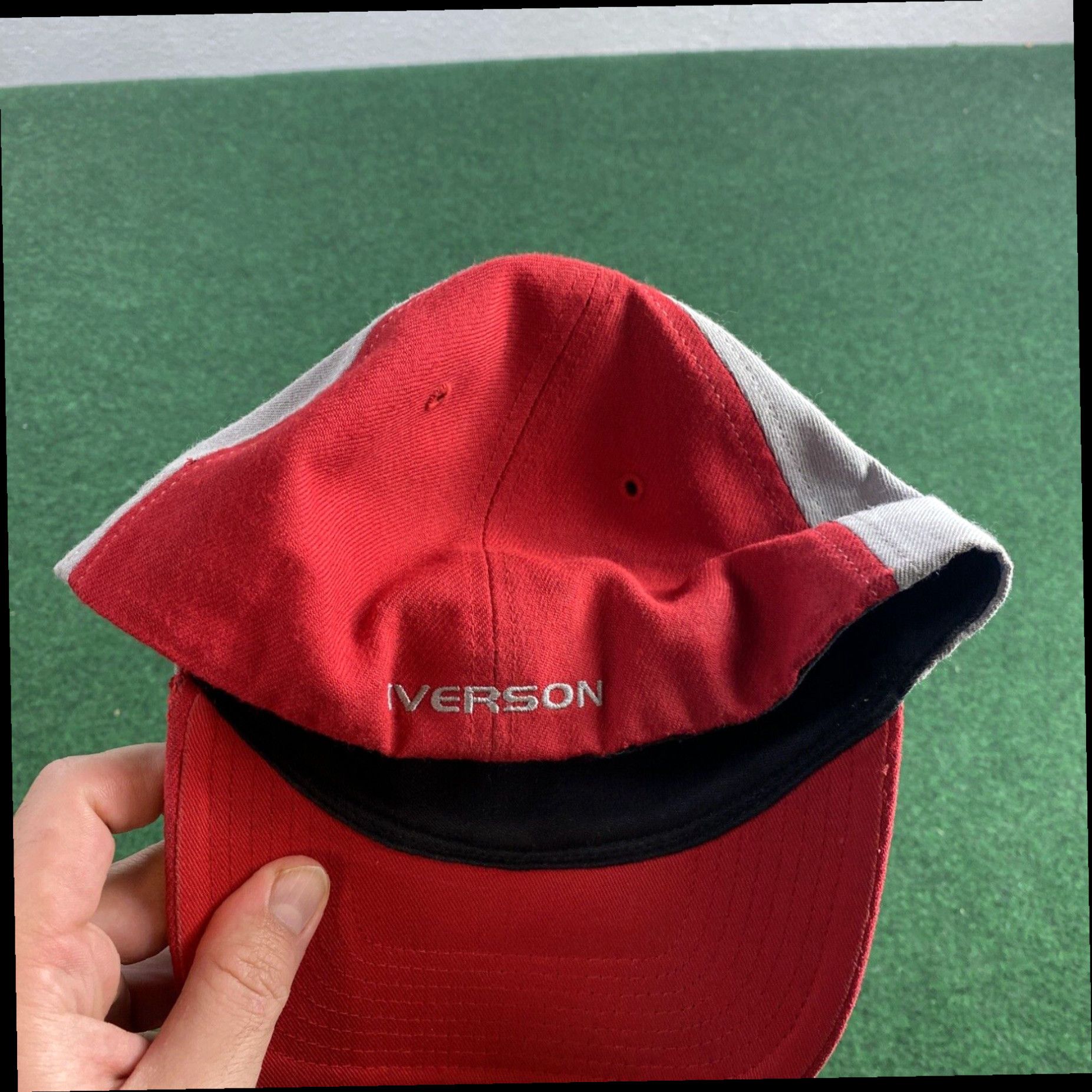 Reebok Vintage Reebok Allen Iverson FlexFit Hat I3 Red Baseball Cap RARE FAST SHIPPING Size ONE SIZE - 5 Thumbnail