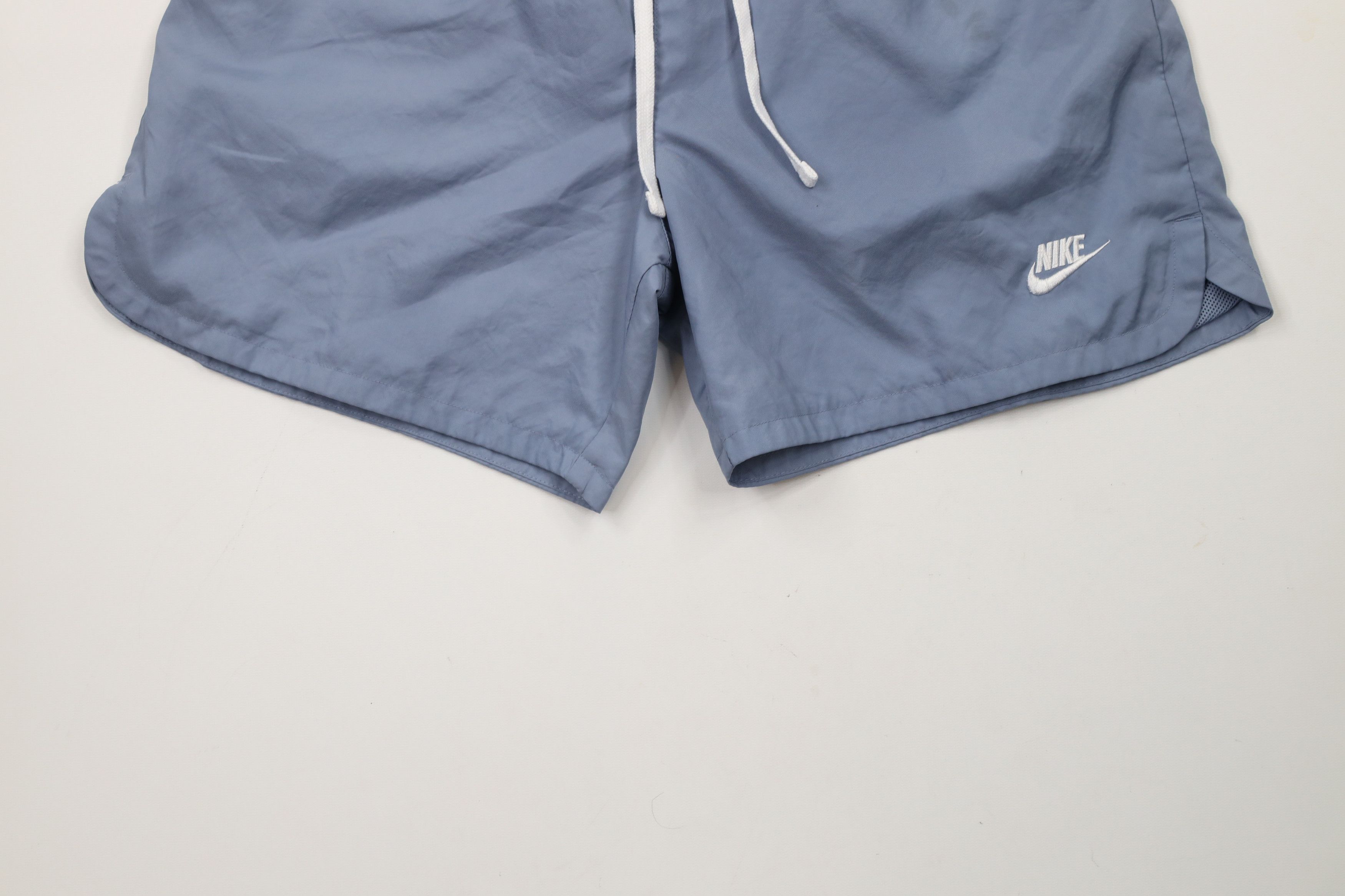 Nike × Vintage Nike Sportswear Out Above Knee Lined Flow Shorts Light Blue Size US 34 / EU 50 - 4 Thumbnail