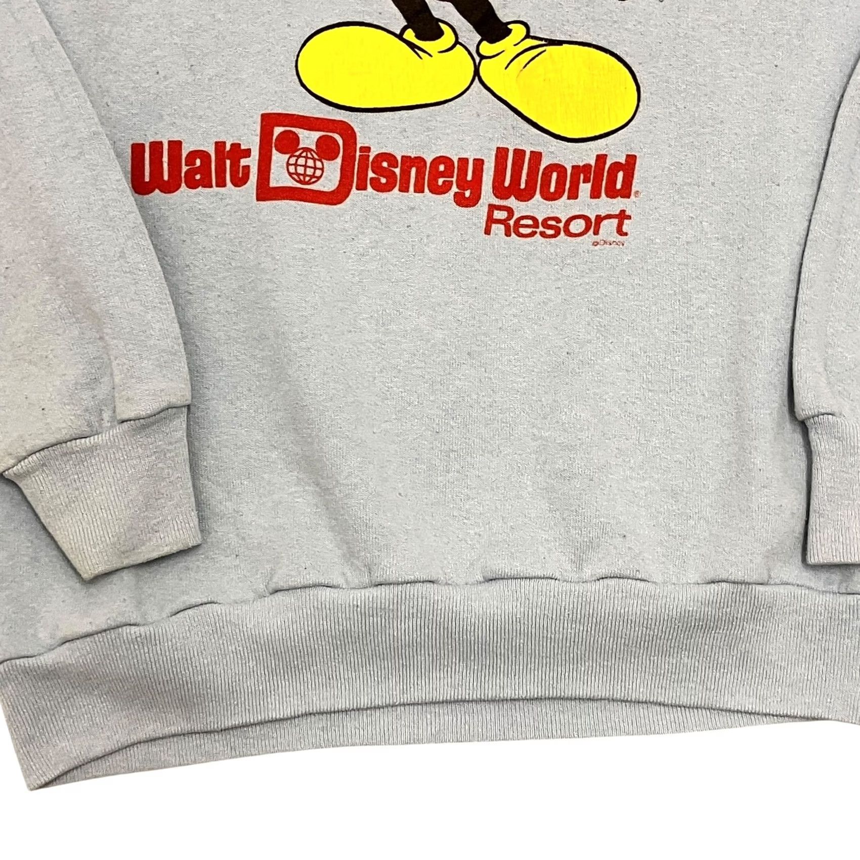 Disney VINTAGE Disney Sweatshirt Blue Womens M Disney World Florida Made in USA Size M / US 6-8 / IT 42-44 - 3 Thumbnail