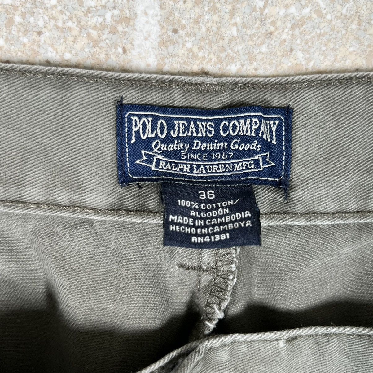 Polo Ralph Lauren Vintage Polo Jeans Co Mens Size 36 Olive Pleated Shorts Size US 36 / EU 52 - 5 Thumbnail
