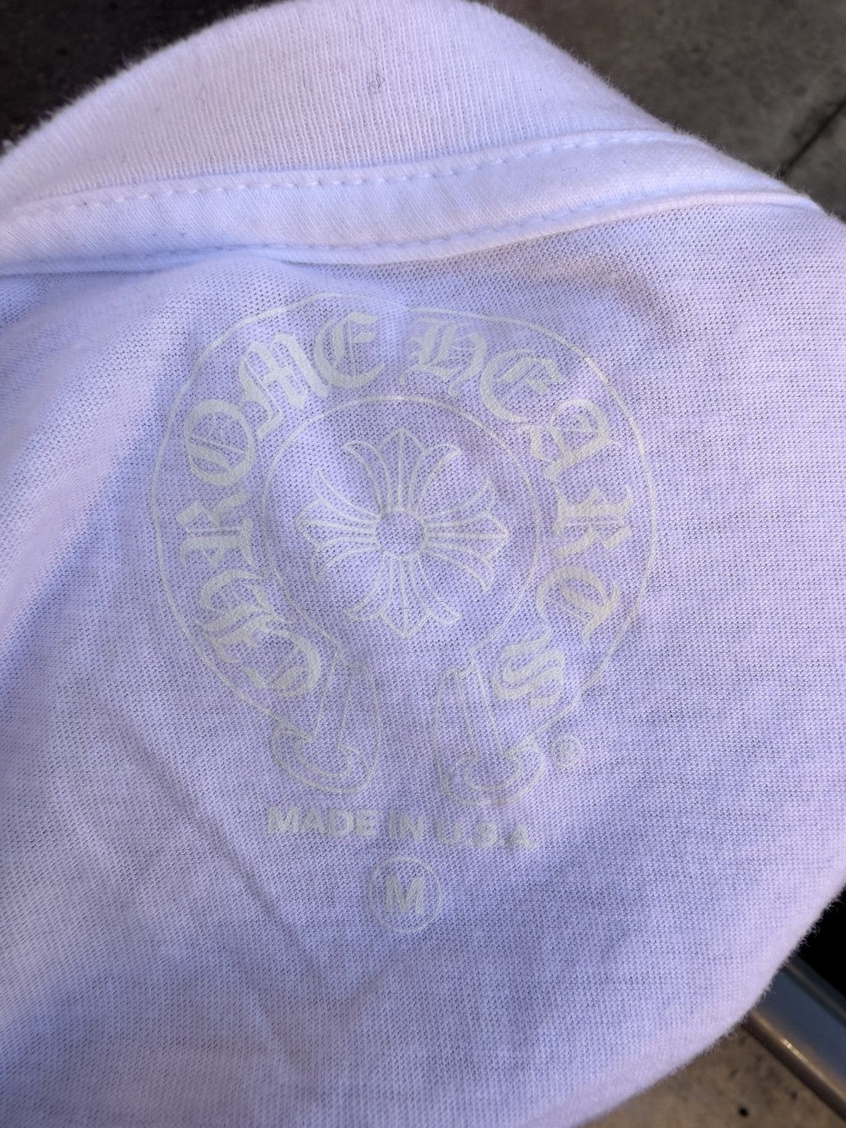 Chrome Hearts Chrome Hearts Collar Logo Tee Size US M / EU 48-50 / 2 - 3 Thumbnail