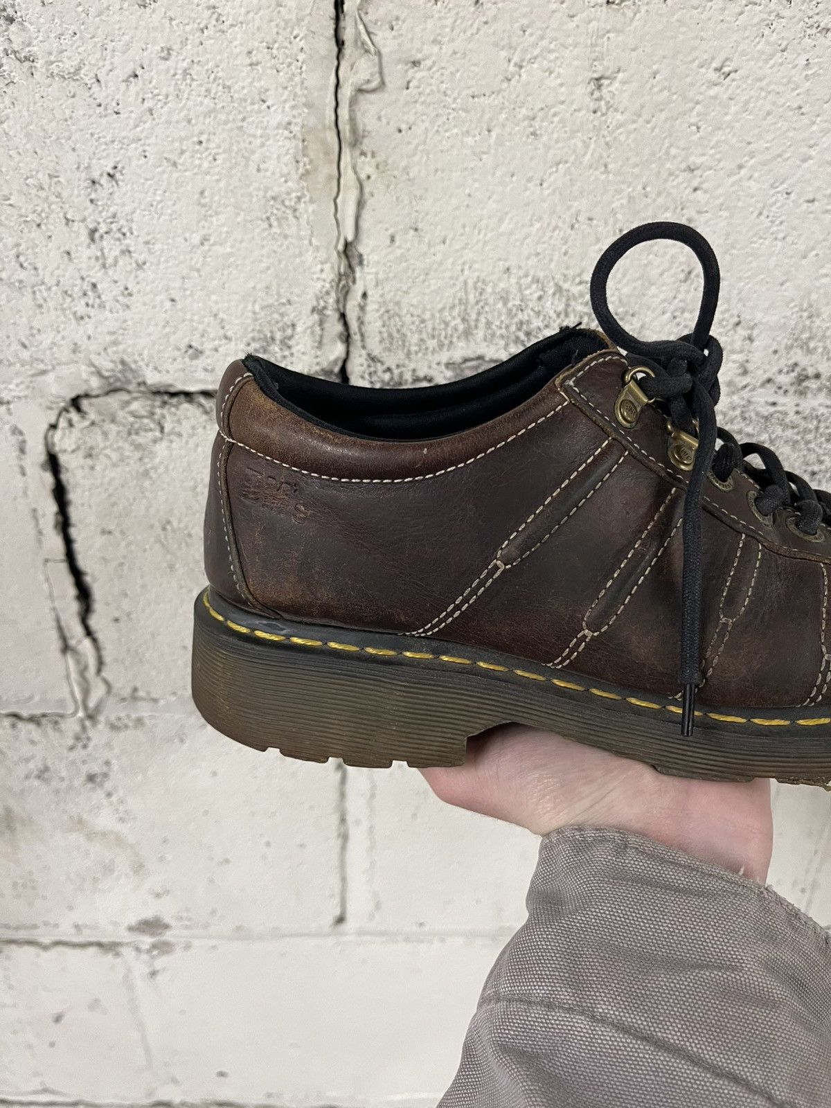 Dr. Martens Dr.marten vintage leather boots rare 90s streetwear preppy Size US 10 / EU 43 - 9 Thumbnail