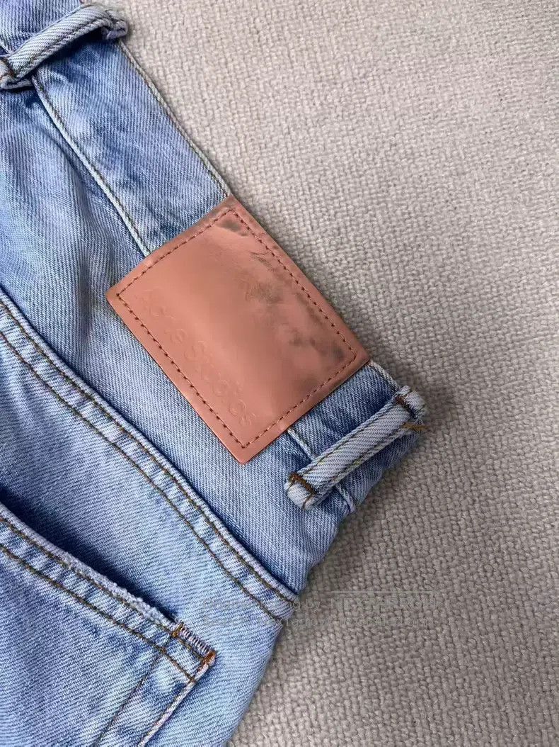 Acne Studios Acne Studios Painted Wide Leg Mid Rise Loose Denim Pants Size US 32 / EU 48 - 3 Thumbnail