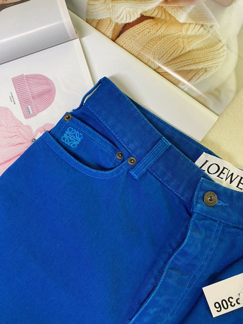 Loewe Loewe Irregular solid color jeans Size 24" / US 00 / IT 34 - 5 Thumbnail