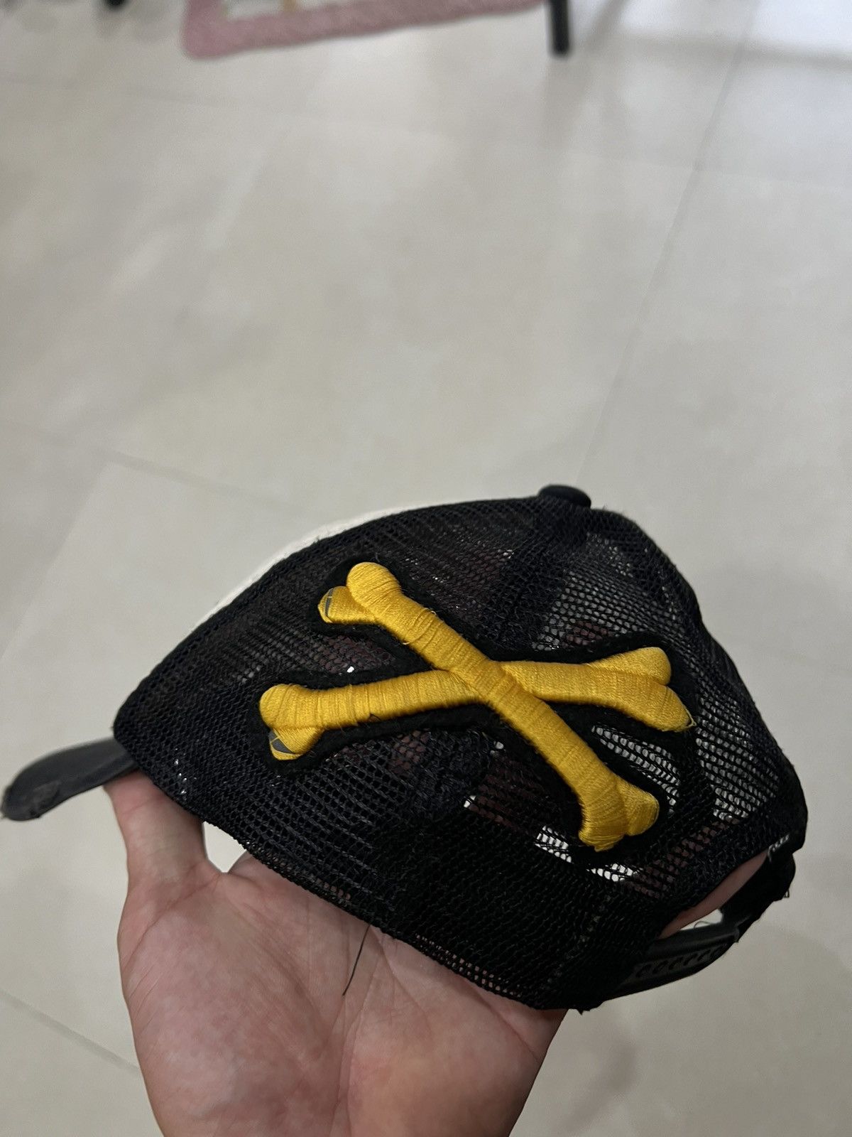Japanese Brand × Vintage 00’a SKULL CAP Y2K AVANT-GARDE RARE RETRO BIG LOGO Size ONE SIZE - 2 Thumbnail
