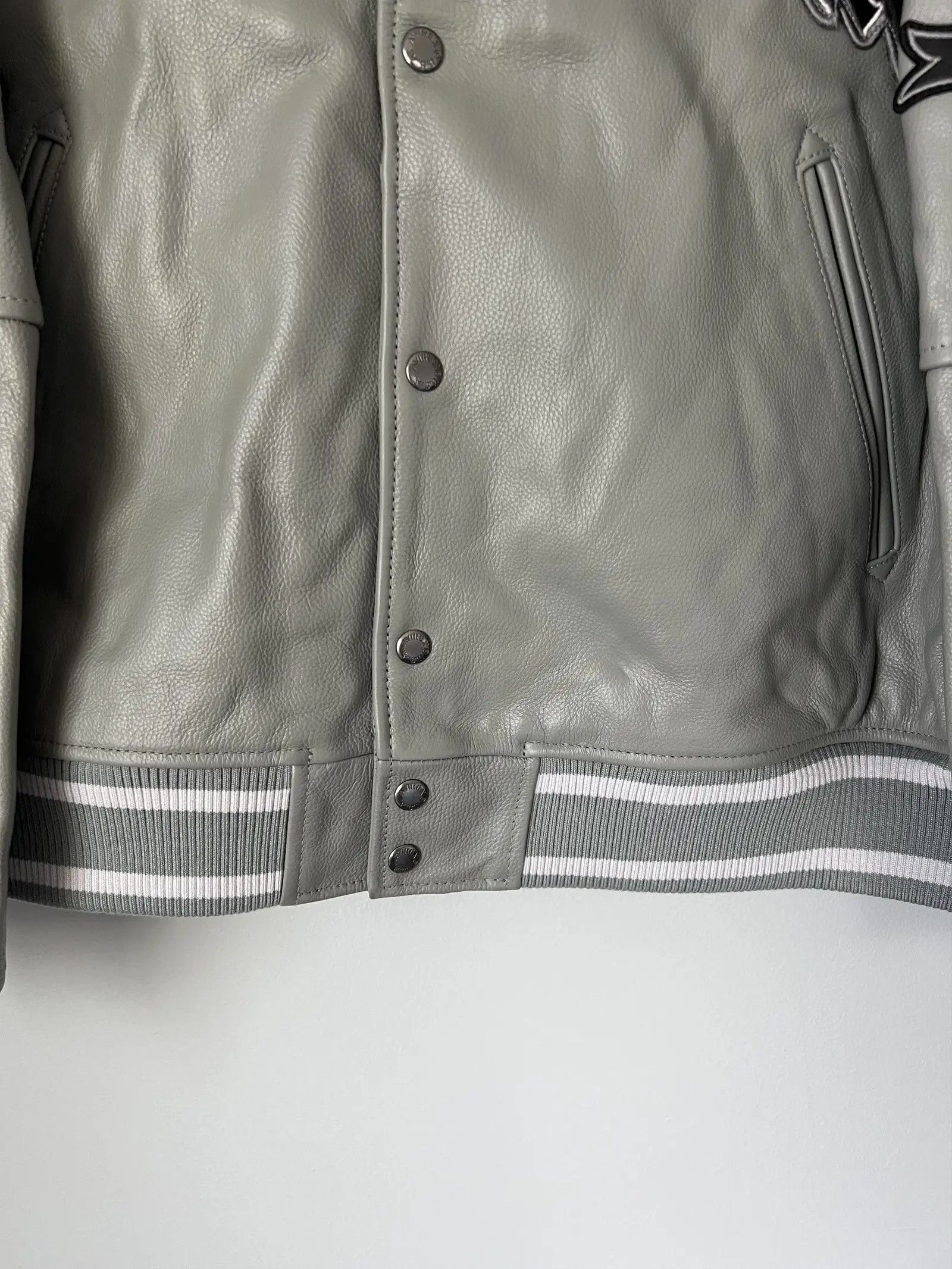 Avirex × Palace Leather jacket in grey Size US L / EU 52-54 / 3 - 5 Thumbnail