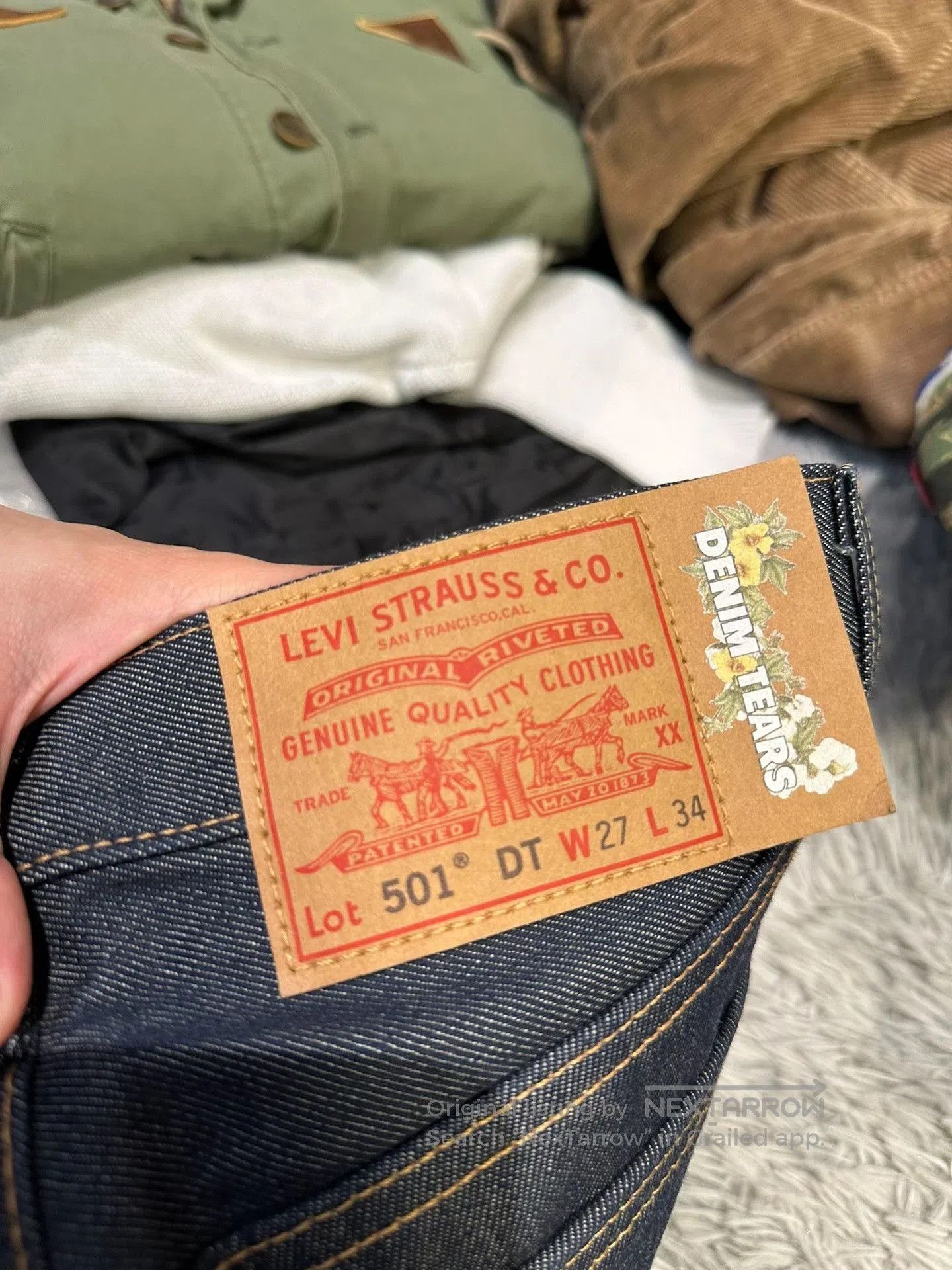 Levi's Levi's 501 Black Jeans. Size 27" / US 4 / IT 40 - 4 Thumbnail