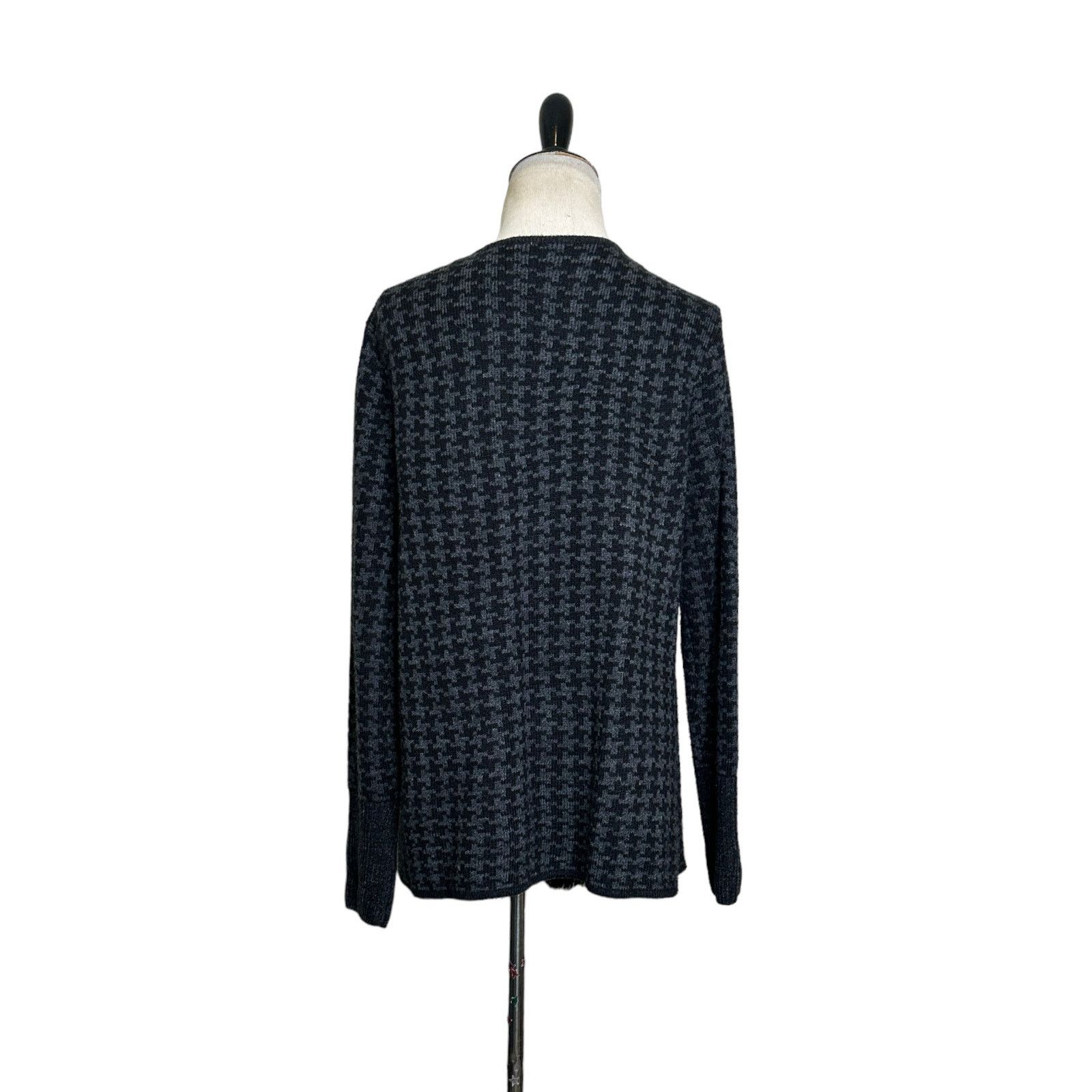 THAKOON Thakoon herringbone knit fringe cardigan sweater size Large Size L / US 10 / IT 46 - 11 Thumbnail