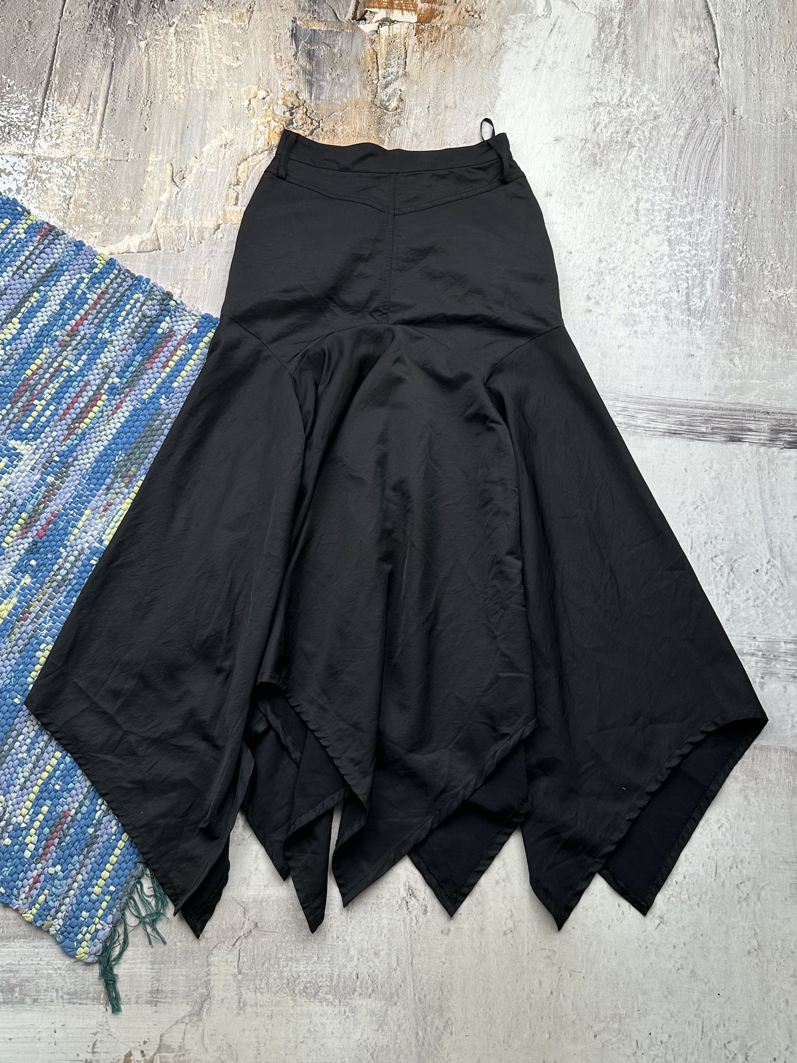 Japanese Brand Vintage Asymmetry Super Flare Skirt A491(350) Size 25" / US 0 / IT 36 - 4 Thumbnail