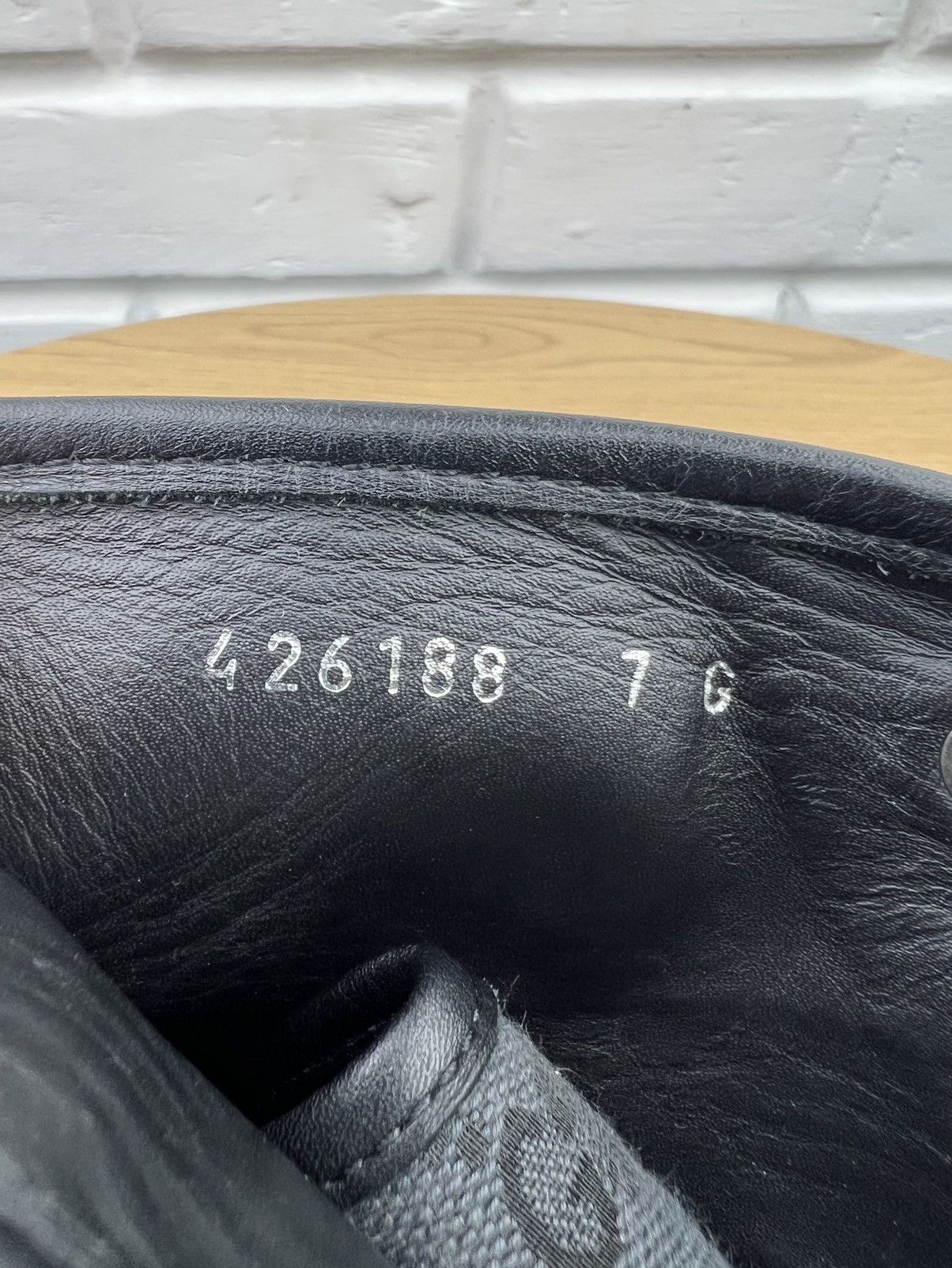 Gucci GUCCI Sneakers Hi Top Leather Shoes BROOKLYN GG Monogram Size US 7.5 / EU 40-41 - 17 Thumbnail