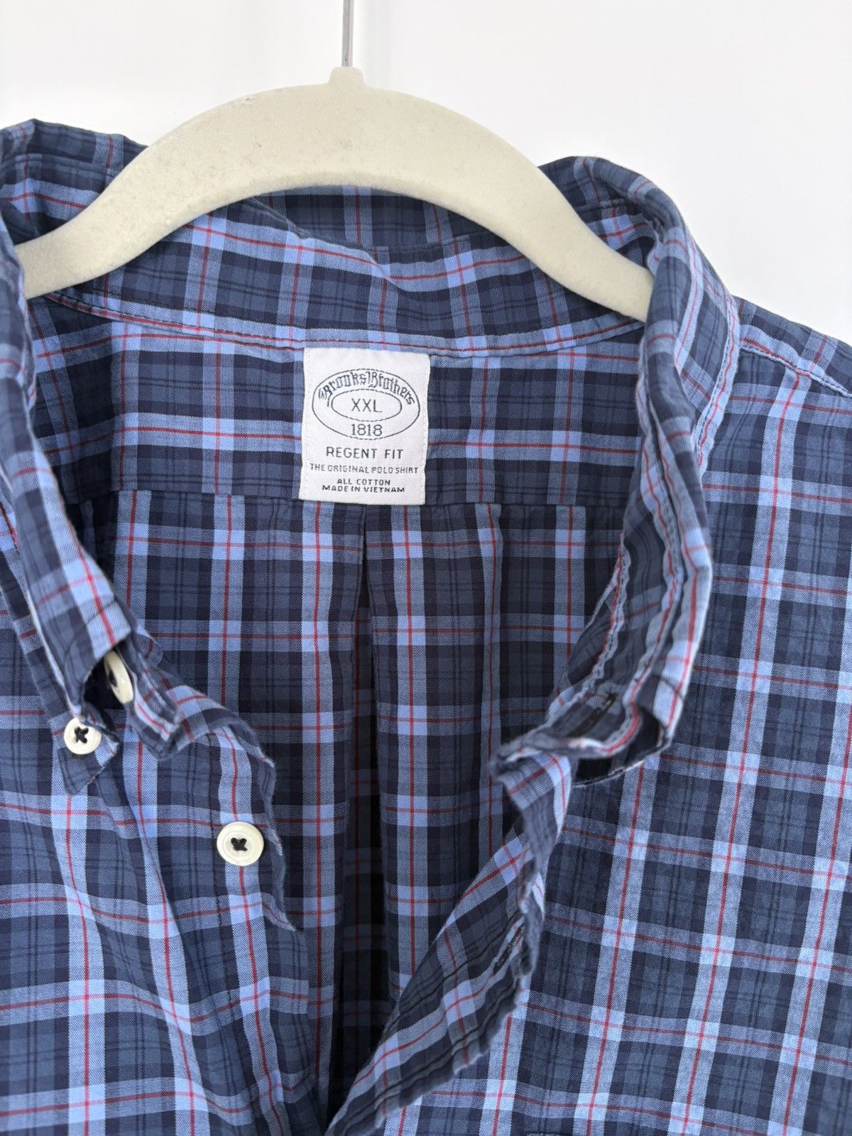 Brooks Brothers Brooks Brothers Regent Fit Button Down Shirt Long Sleeve XXL Size US XXL / EU 58 / 5 - 2 Thumbnail