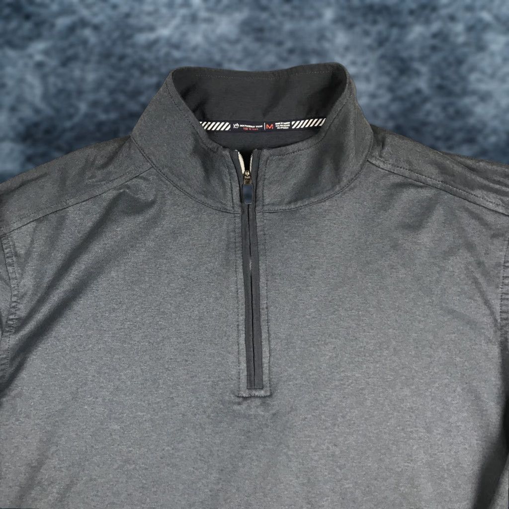 Southern Tide Southern Tide Golf Jacket Mens M Blue Gray Tide To Trail 1/4 Zip Basic Jacket Classic Fish Theme Size US M / EU 48-50 / 2 - 1 Thumbnail