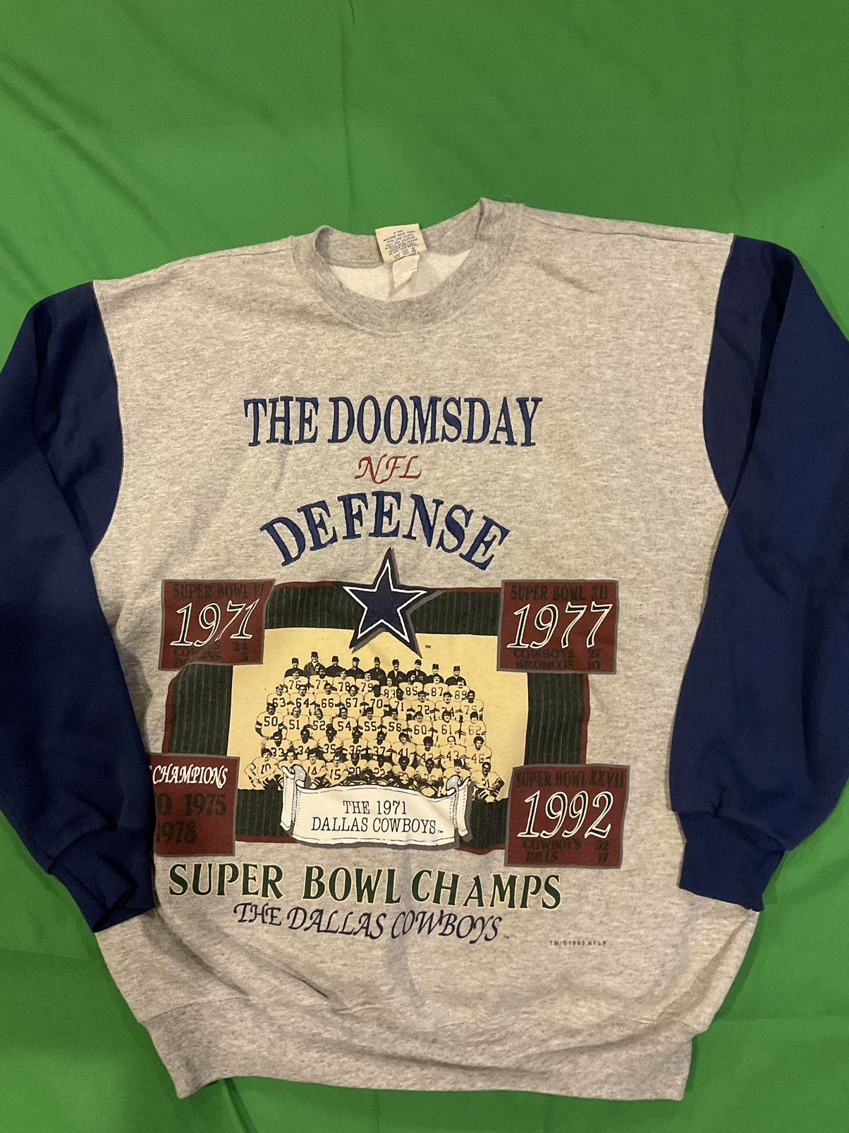 NFL × Vintage Vintage 1992 Dallas Cowboys crewneck sweatshirt Size US XL / EU 56 / 4 - 1 Thumbnail